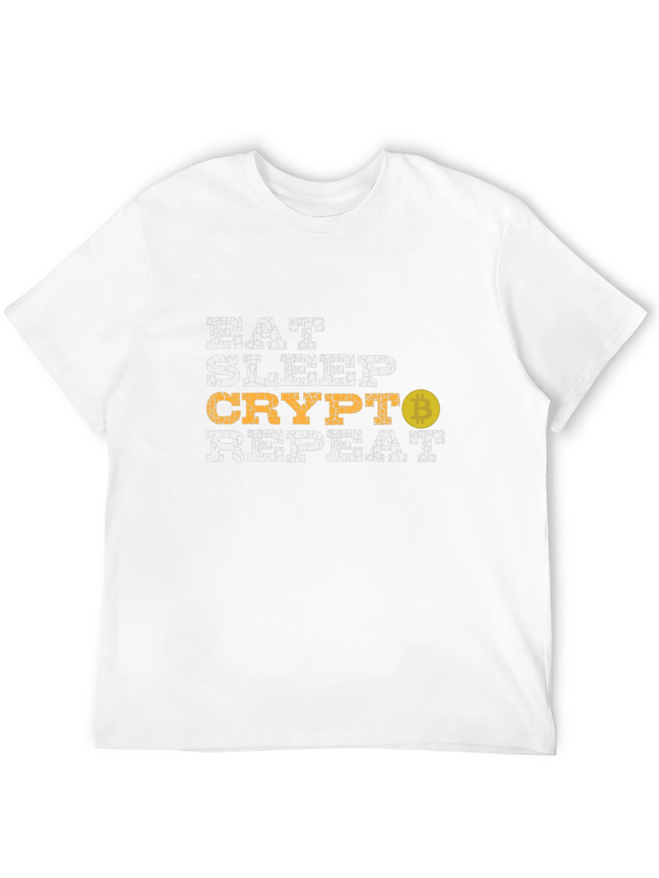 Eat Sleep Crypto Repeat Bitcoin Graphic Tee