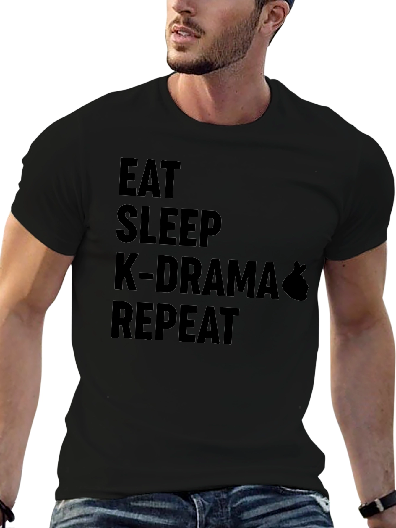 Eat Sleep K-Drama Repeat T-Shirt