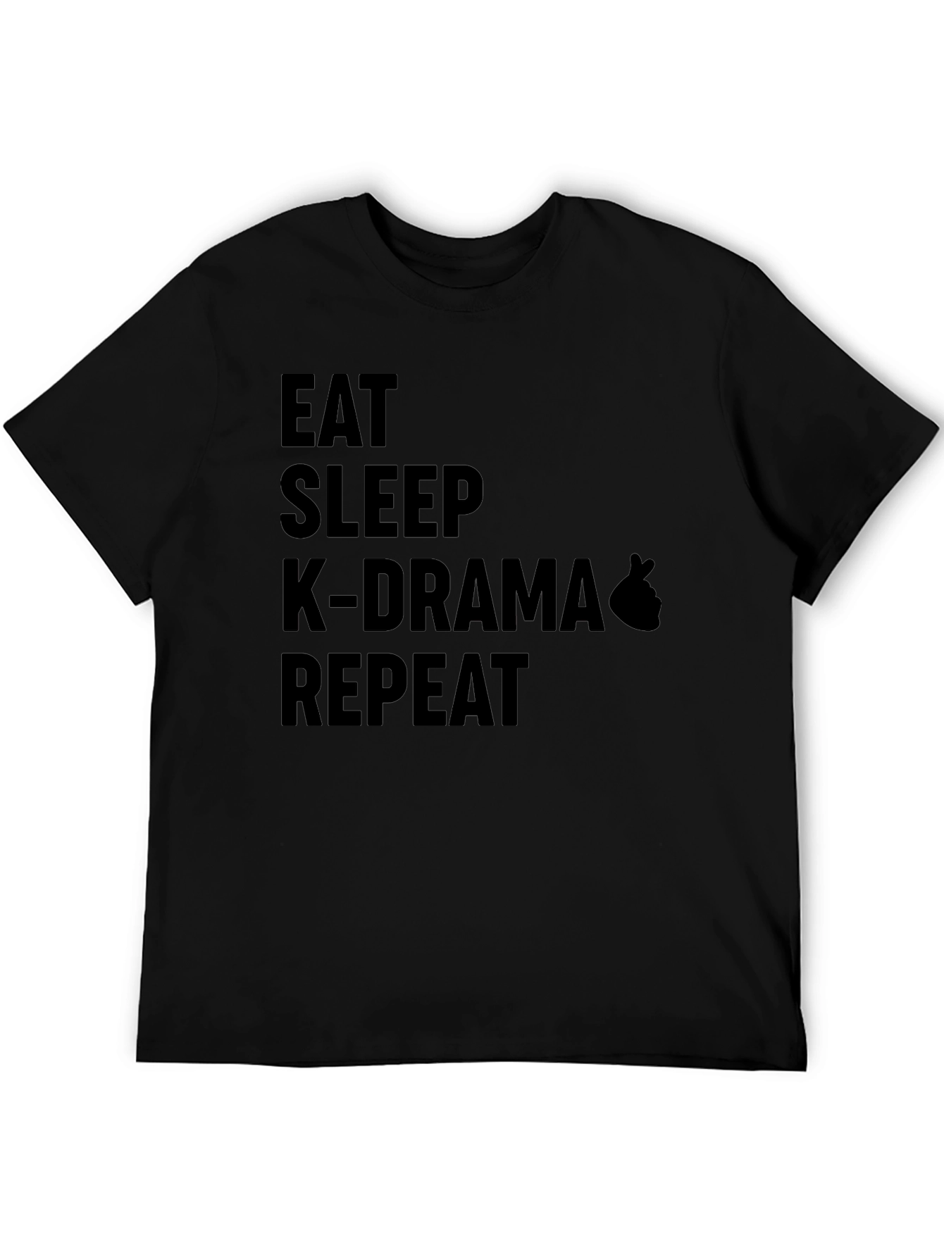 Eat Sleep K-Drama Repeat T-Shirt