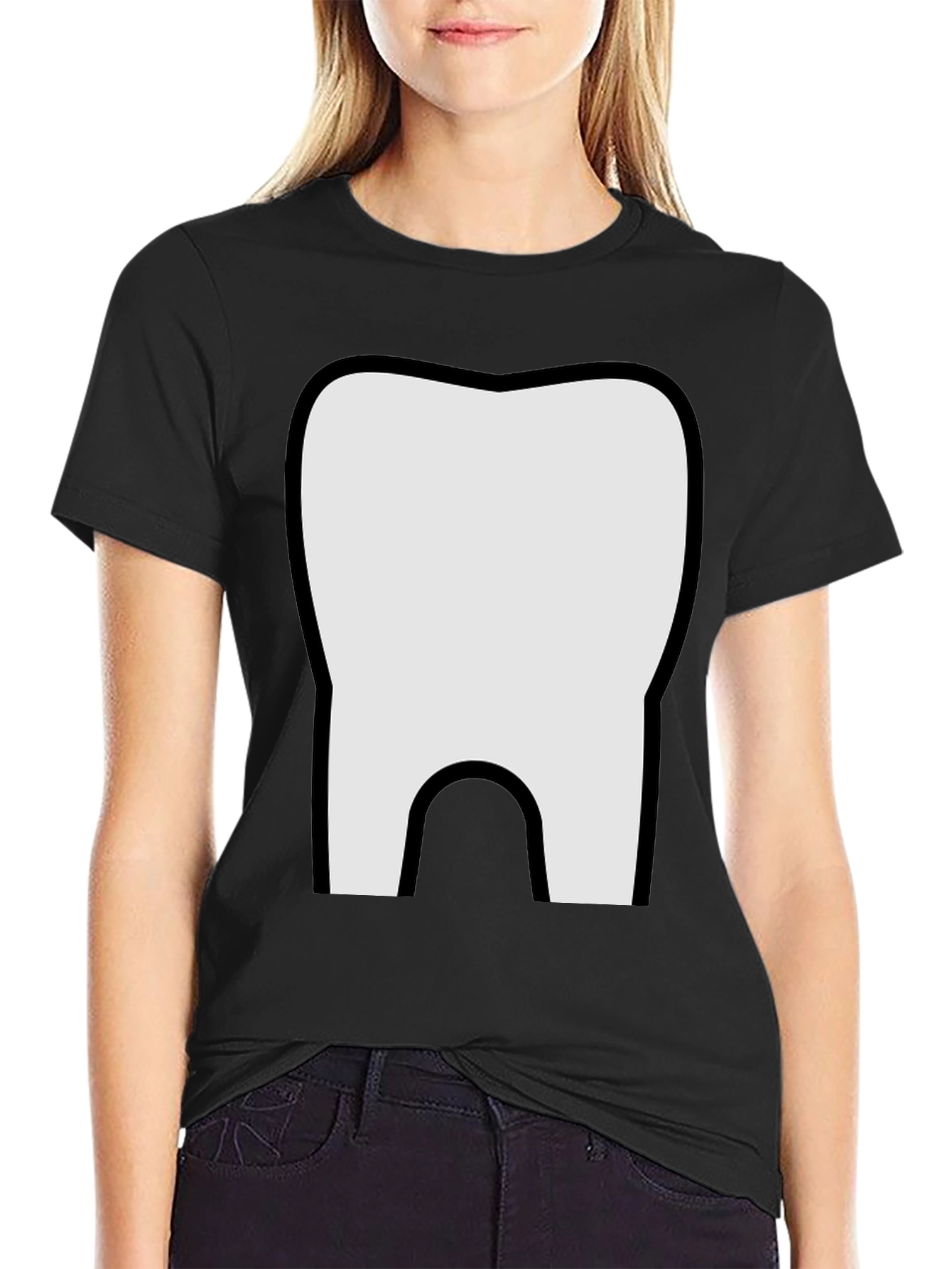 Tooth Graphic T-Shirt - Novelty Dental Tee