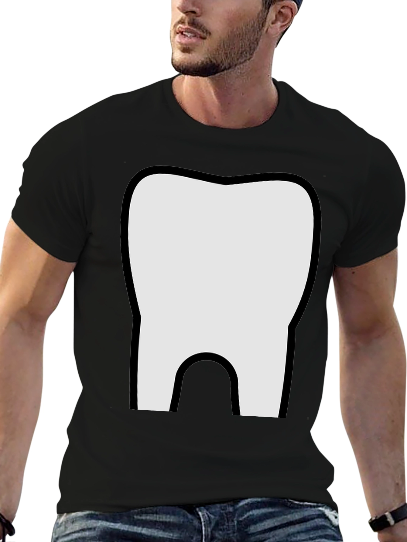 Tooth Graphic T-Shirt - Novelty Dental Tee