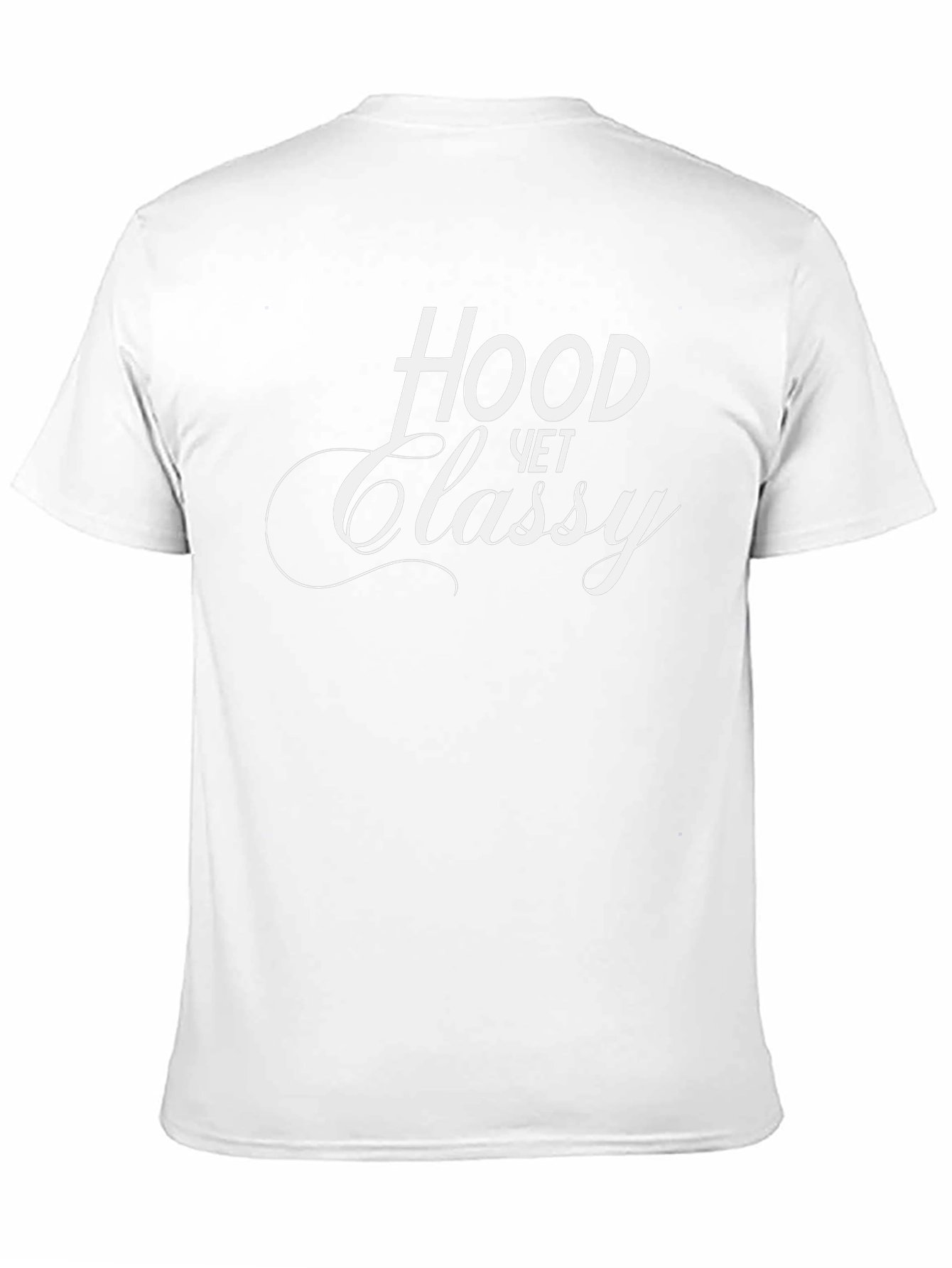 Hood Yet Classy Black T-Shirt