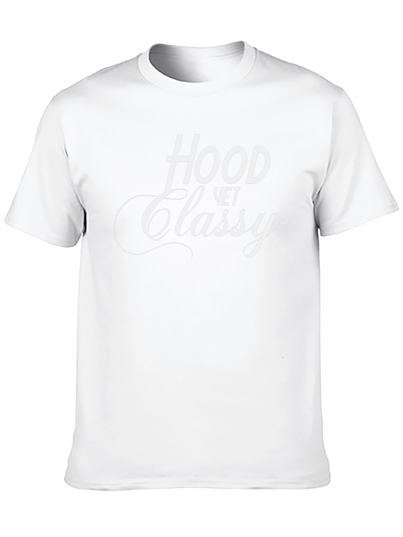 Hood Yet Classy Black T-Shirt
