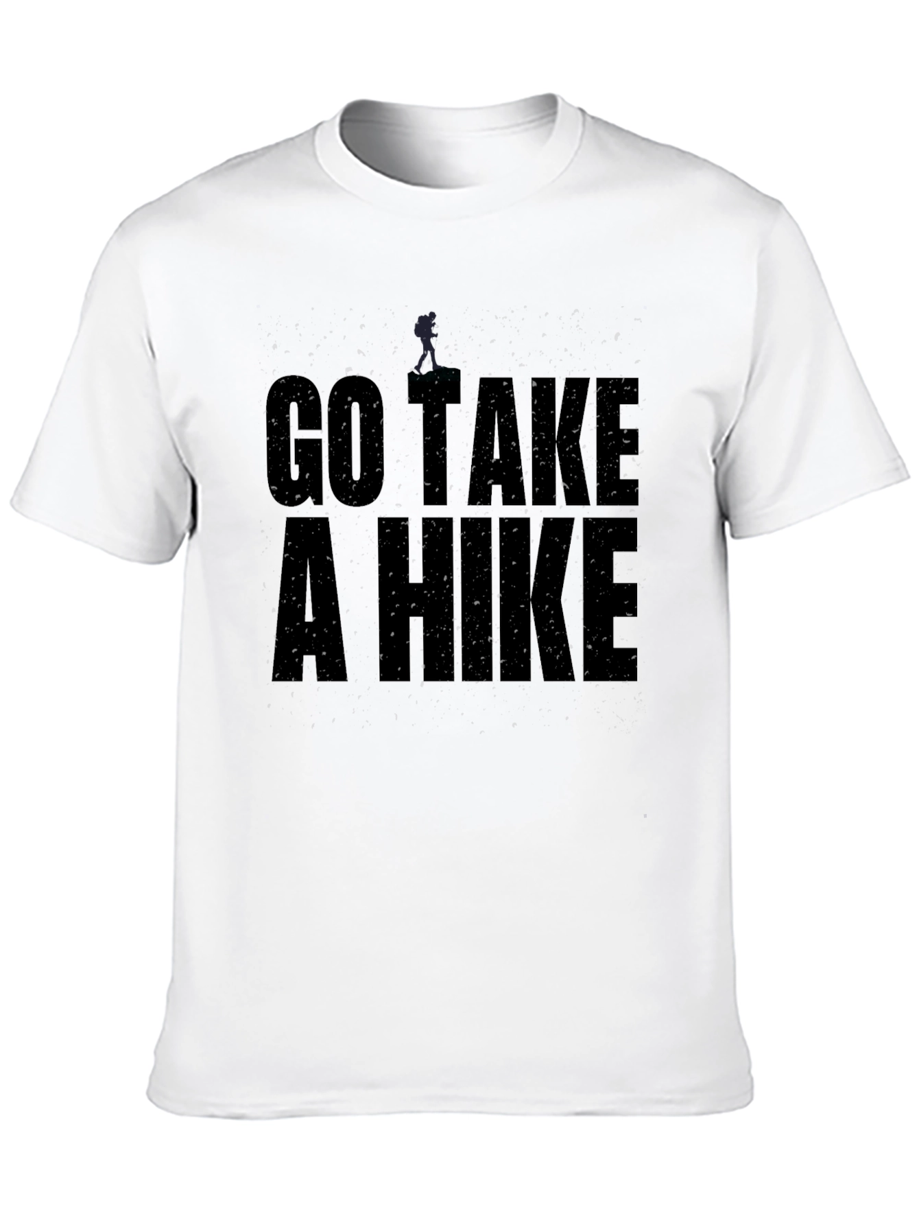 Go Take a Hike Black Graphic Tee