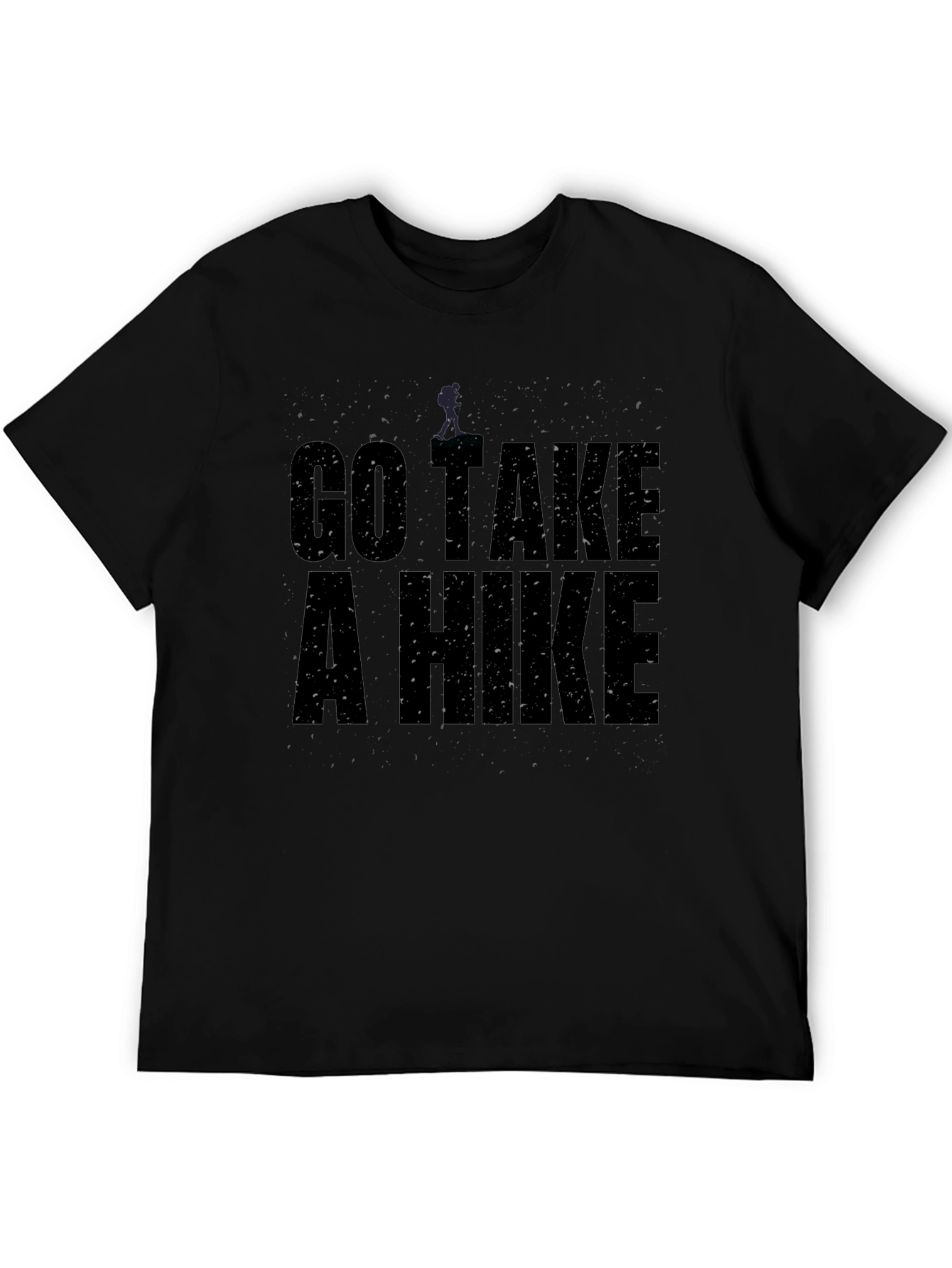 Go Take a Hike Black Graphic Tee