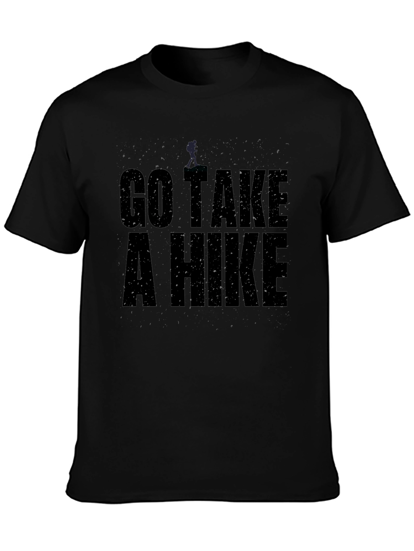 Go Take a Hike Black Graphic Tee