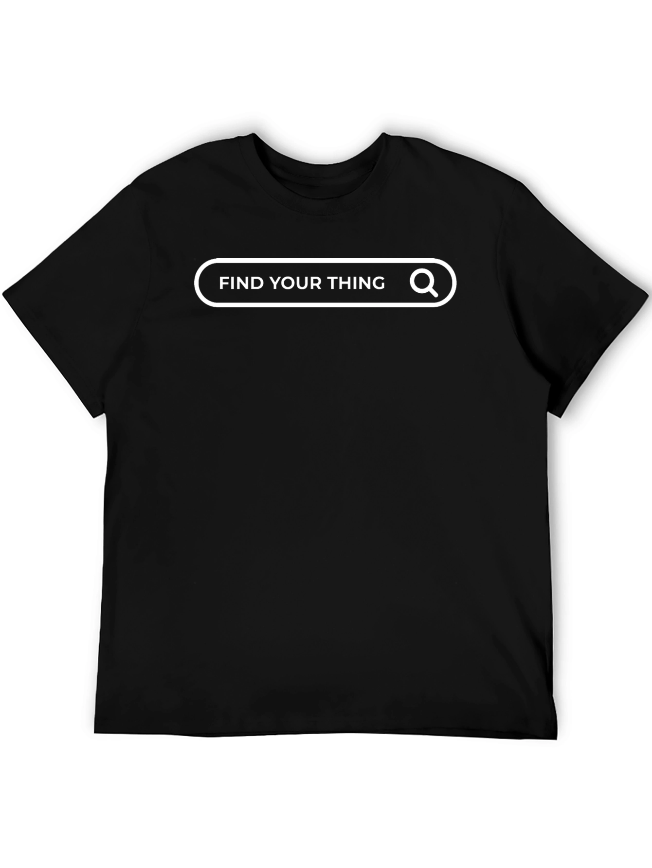 Find Your Thing Black T-Shirt