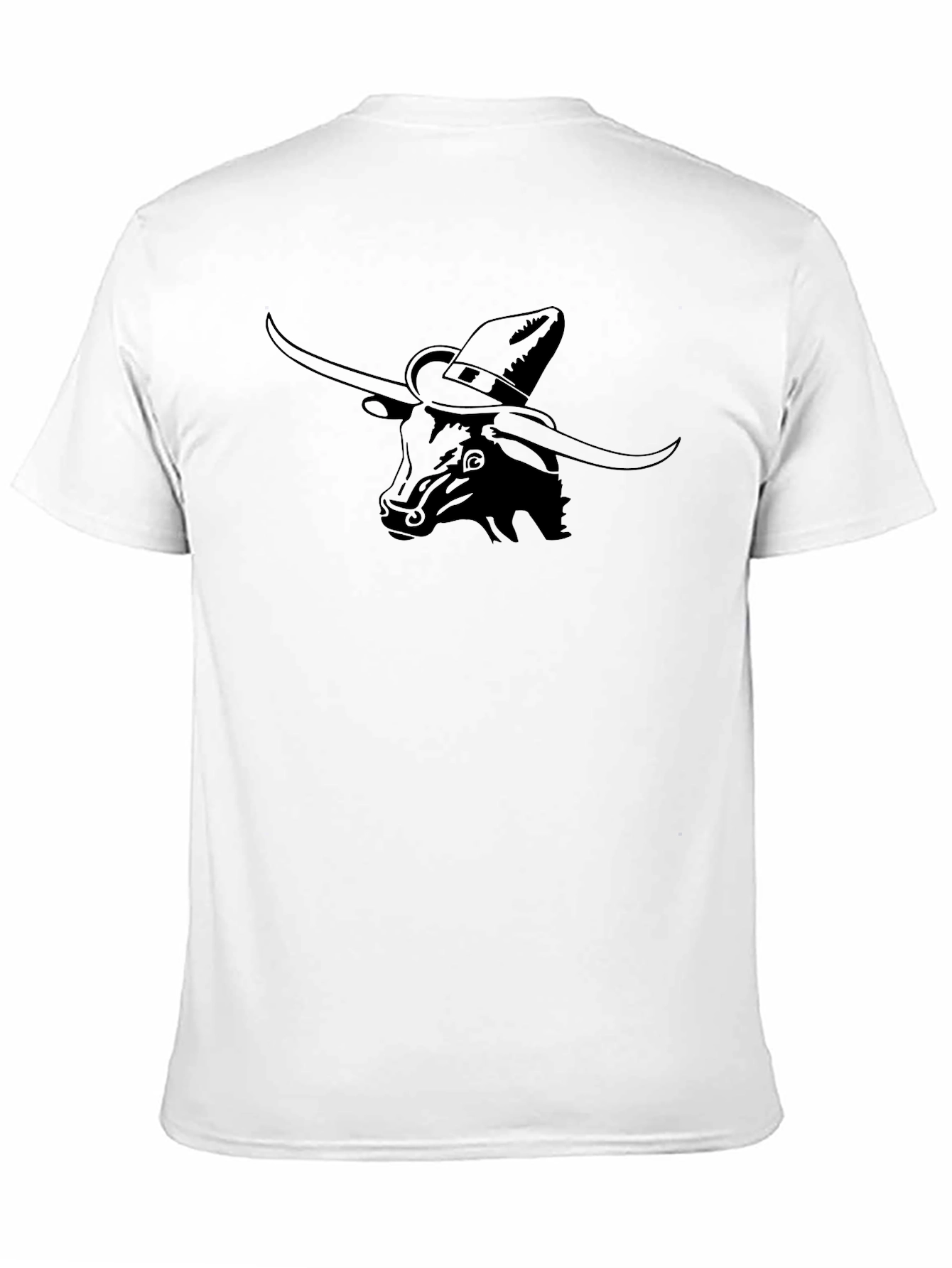 Black Longhorn Sombrero Graphic Tee