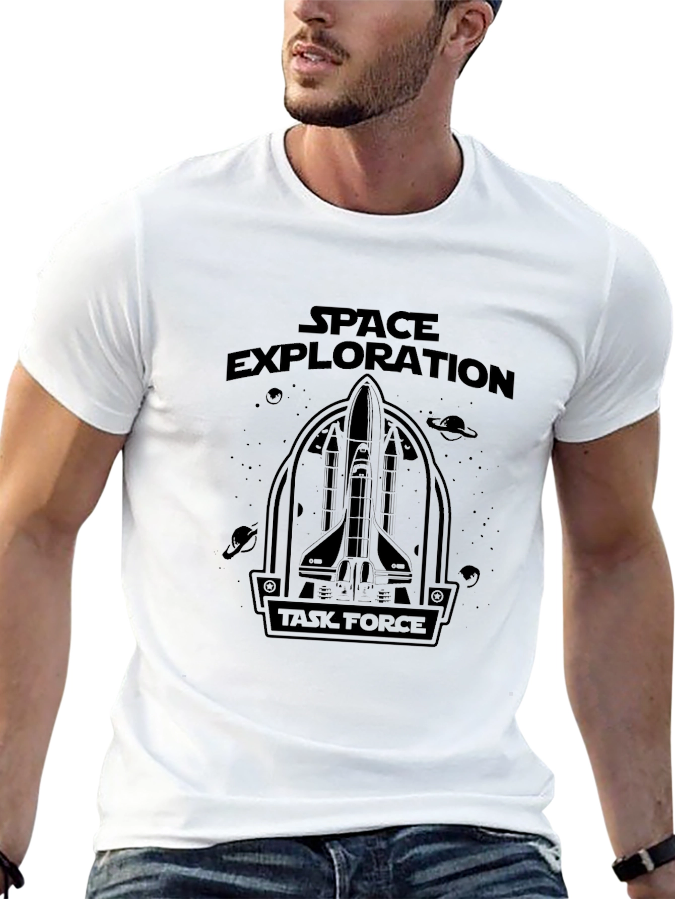Space Exploration Task Force Graphic T-Shirt