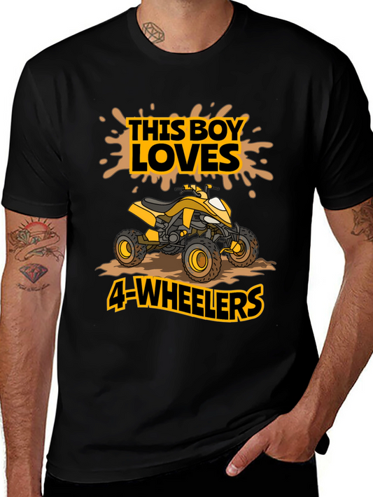 Boys 4-Wheeler ATV T-Shirt - Loves Four Wheelers!