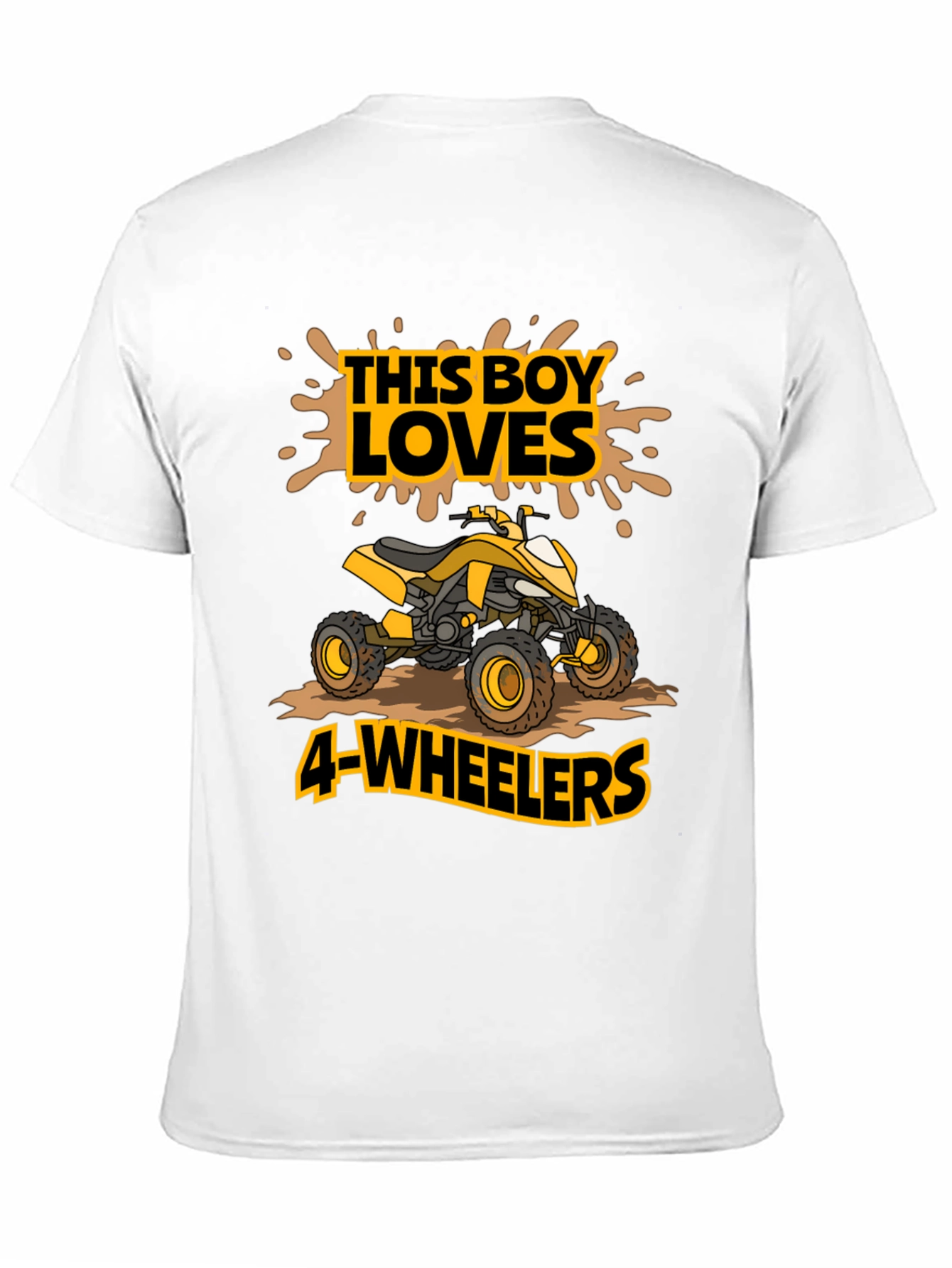 Boys 4-Wheeler ATV T-Shirt - Loves Four Wheelers!