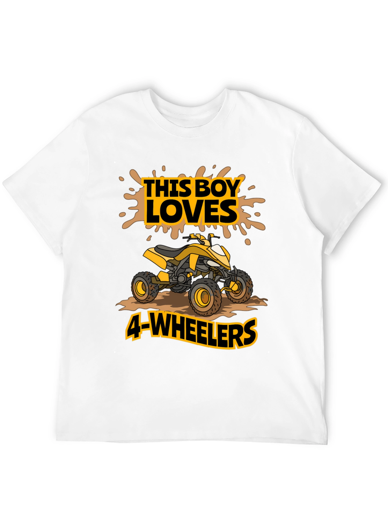 Boys 4-Wheeler ATV T-Shirt - Loves Four Wheelers!