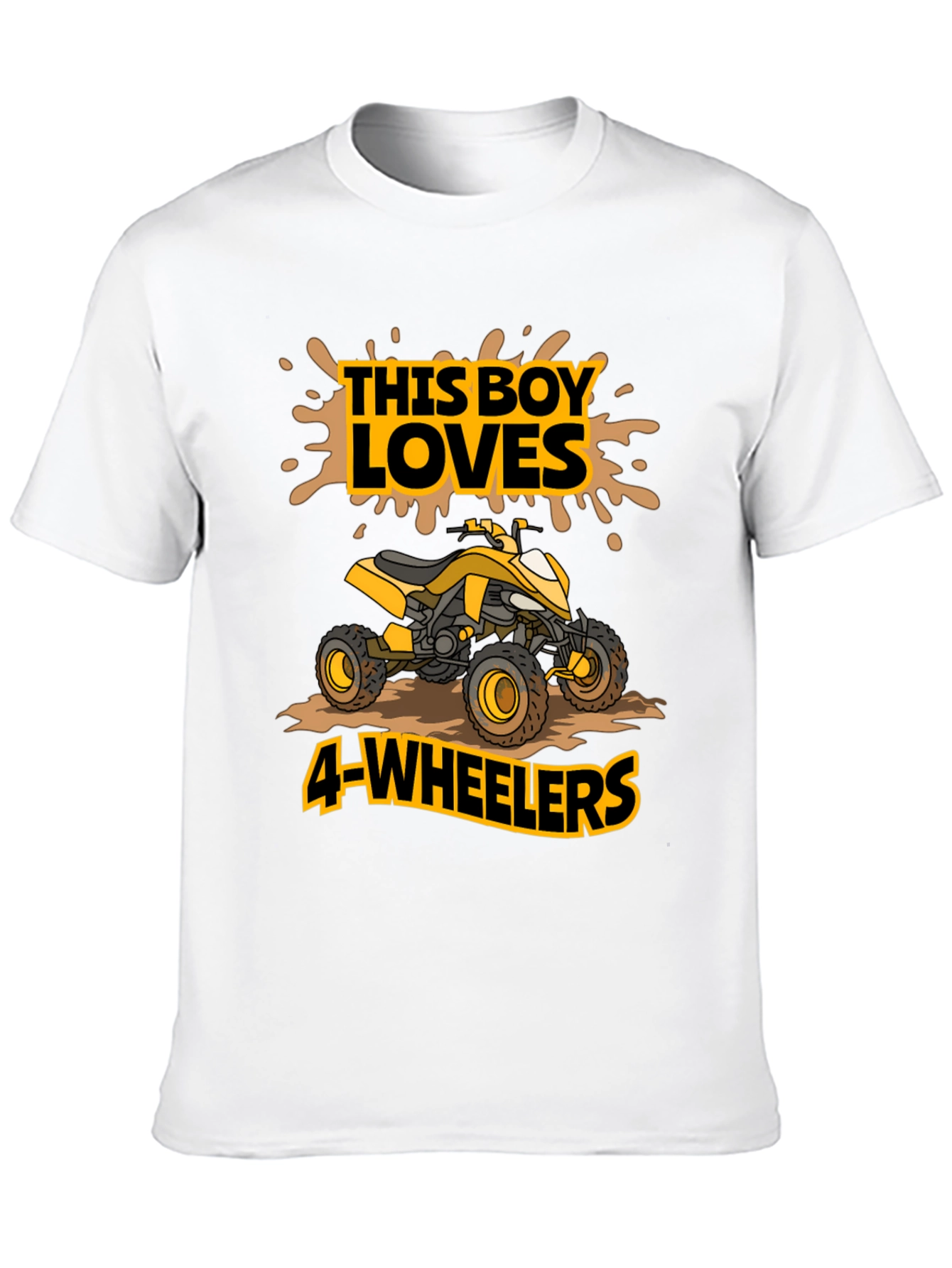 Boys 4-Wheeler ATV T-Shirt - Loves Four Wheelers!
