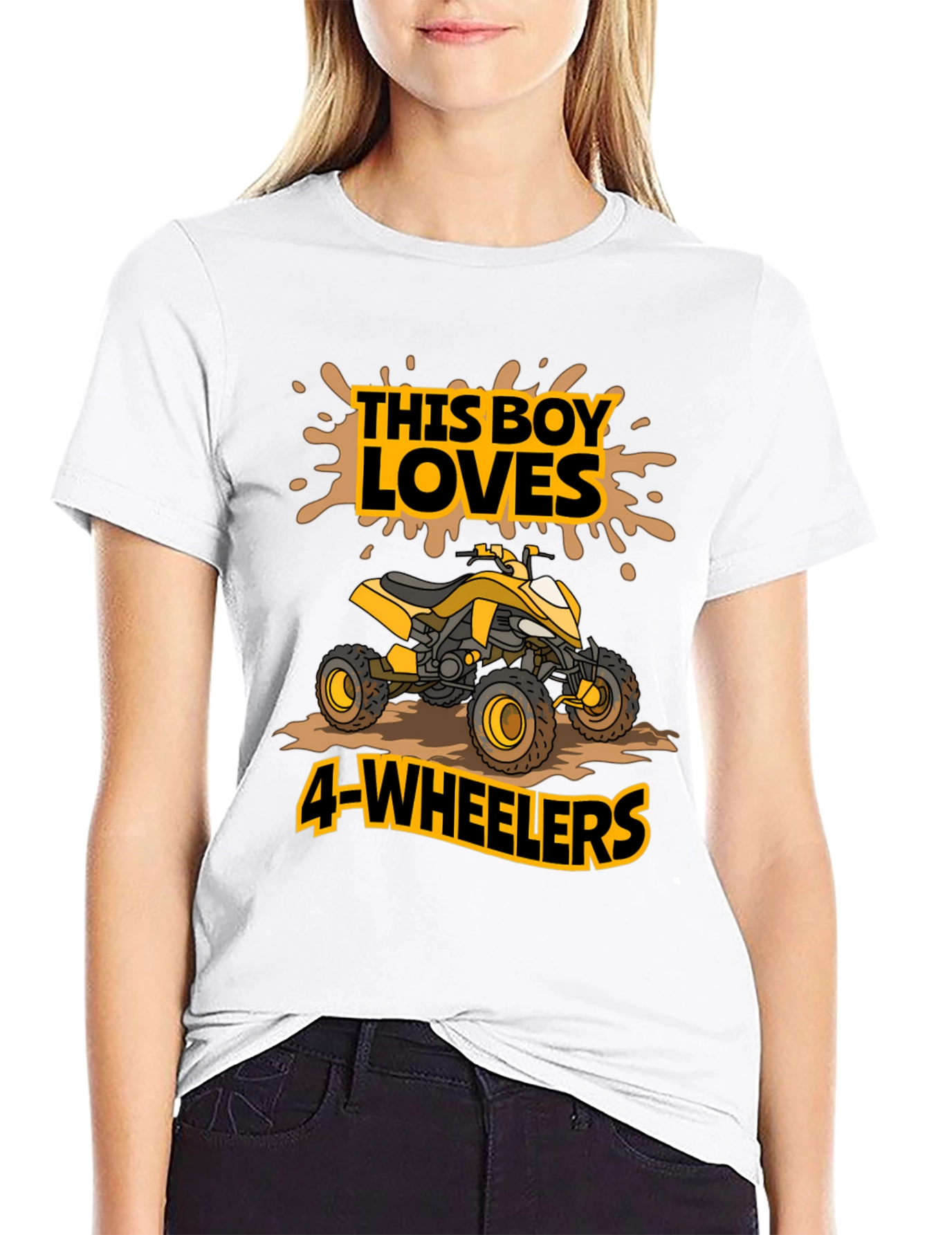 Boys 4-Wheeler ATV T-Shirt - Loves Four Wheelers!