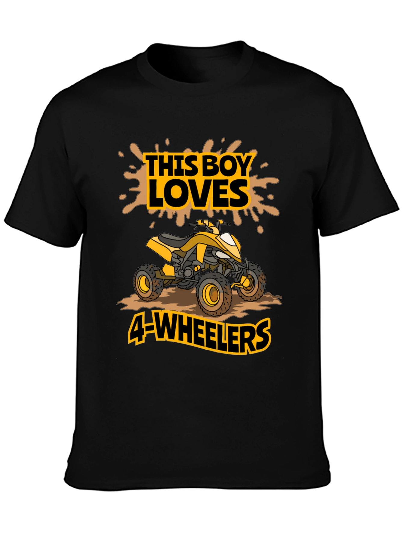 Boys 4-Wheeler ATV T-Shirt - Loves Four Wheelers!
