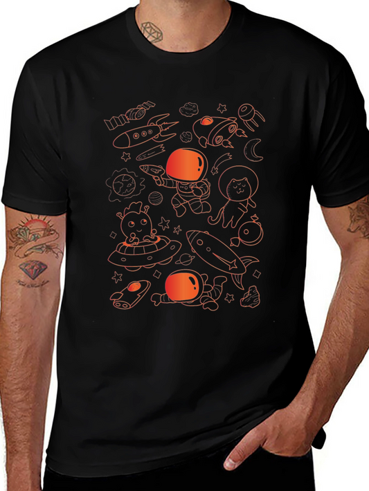 Cosmic Cartoon Graphic Tee