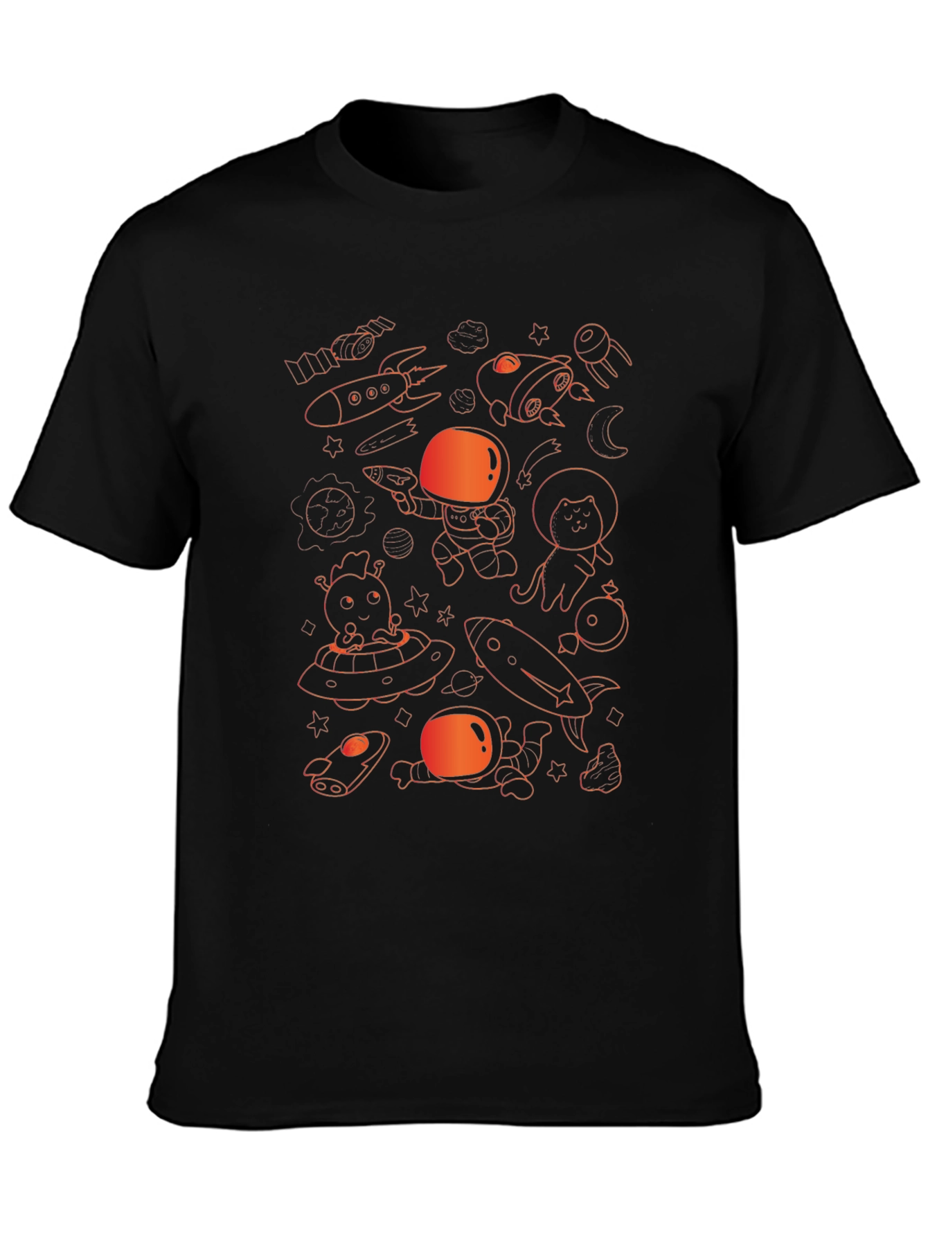 Cosmic Cartoon Graphic Tee