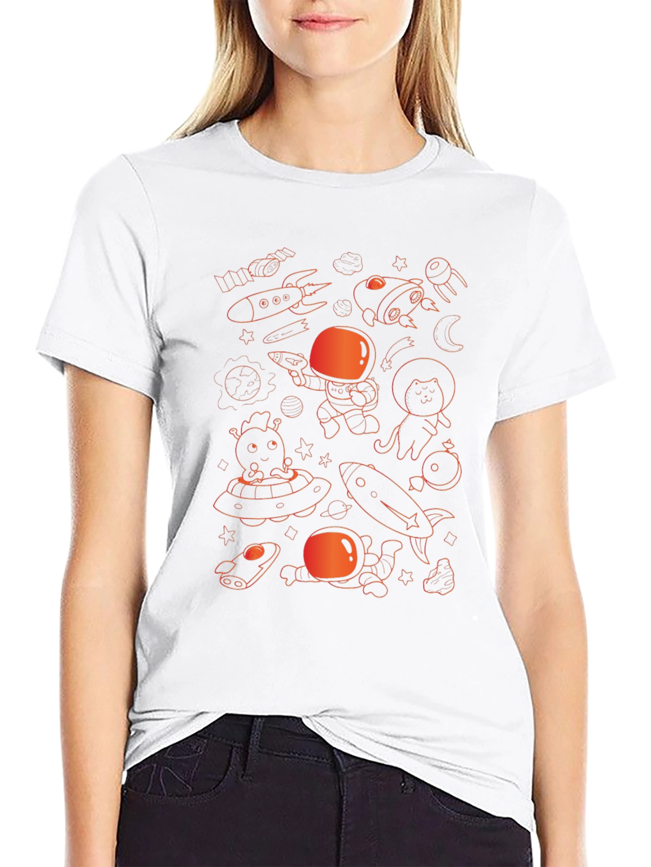 Cosmic Cartoon Graphic Tee
