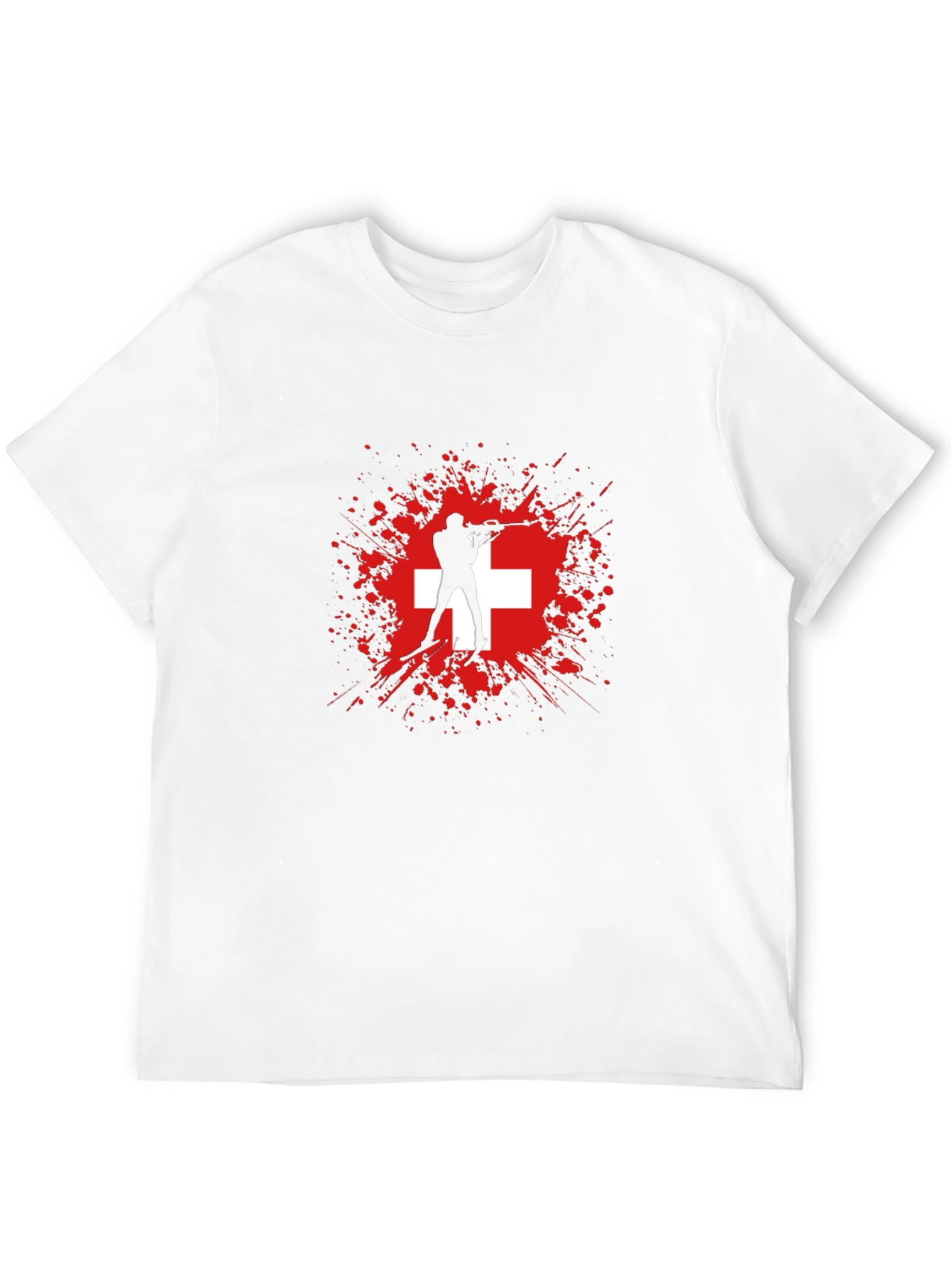 Swiss Biathlon T-Shirt - Black
