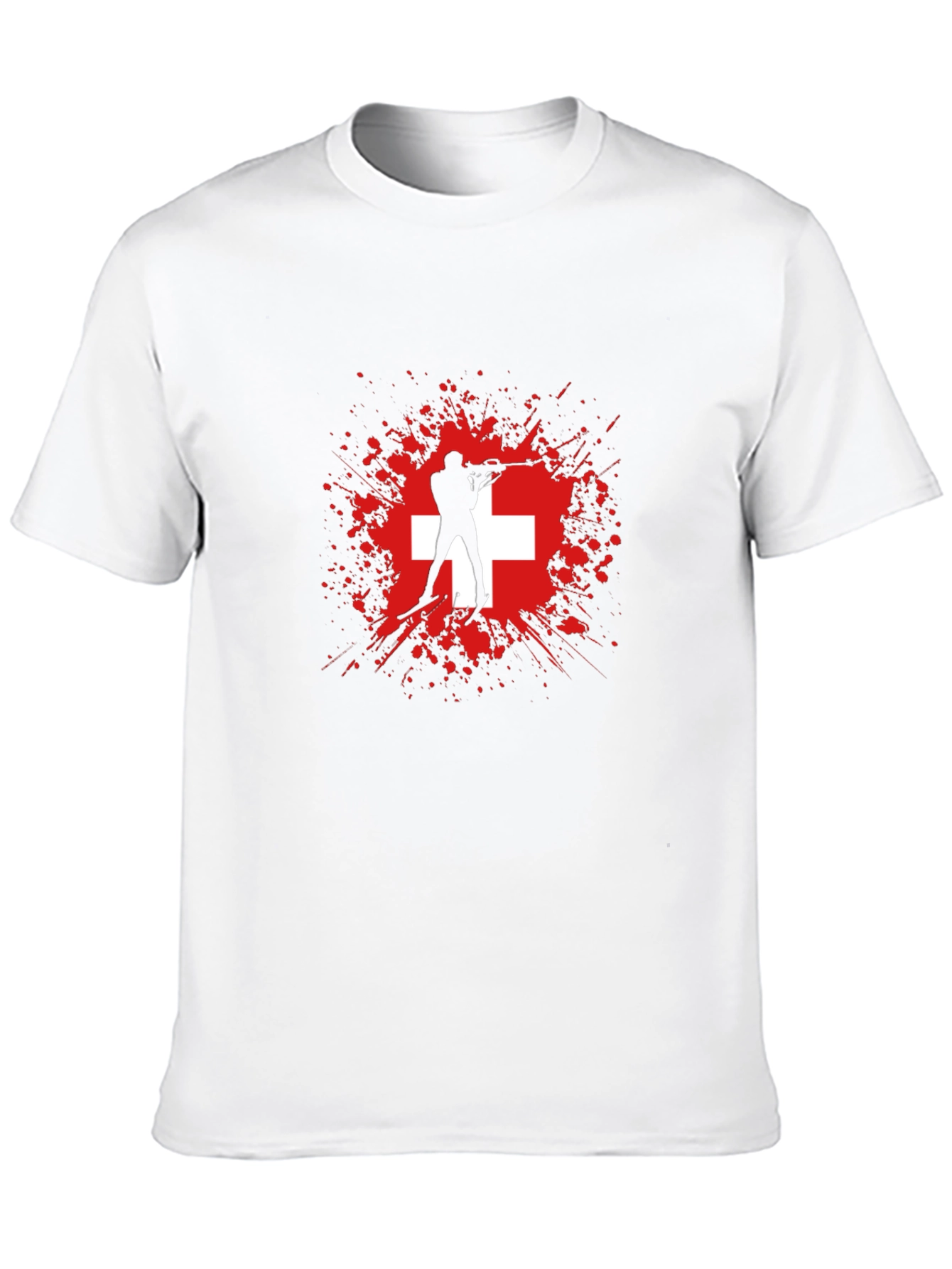 Swiss Biathlon T-Shirt - Black