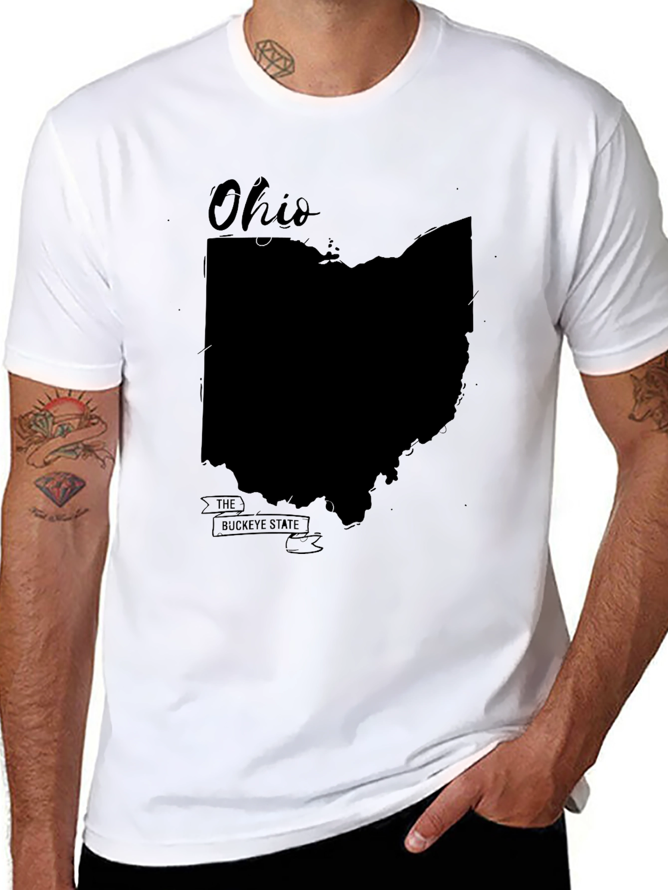 Ohio State Buckeye T-Shirt - Black