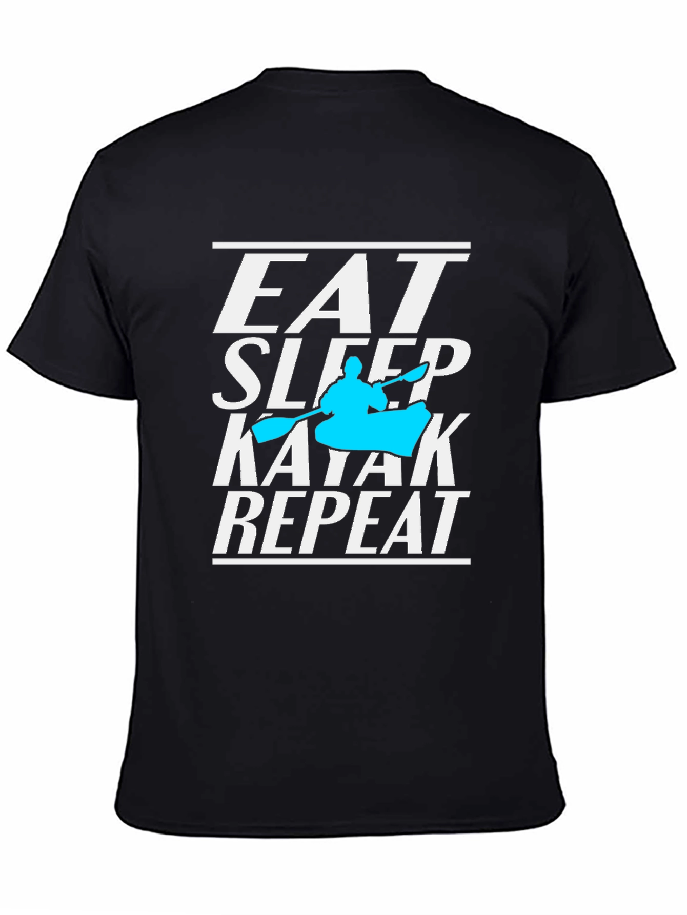 Eat Sleep Kayak Repeat T-Shirt Kayaking Lover Tee
