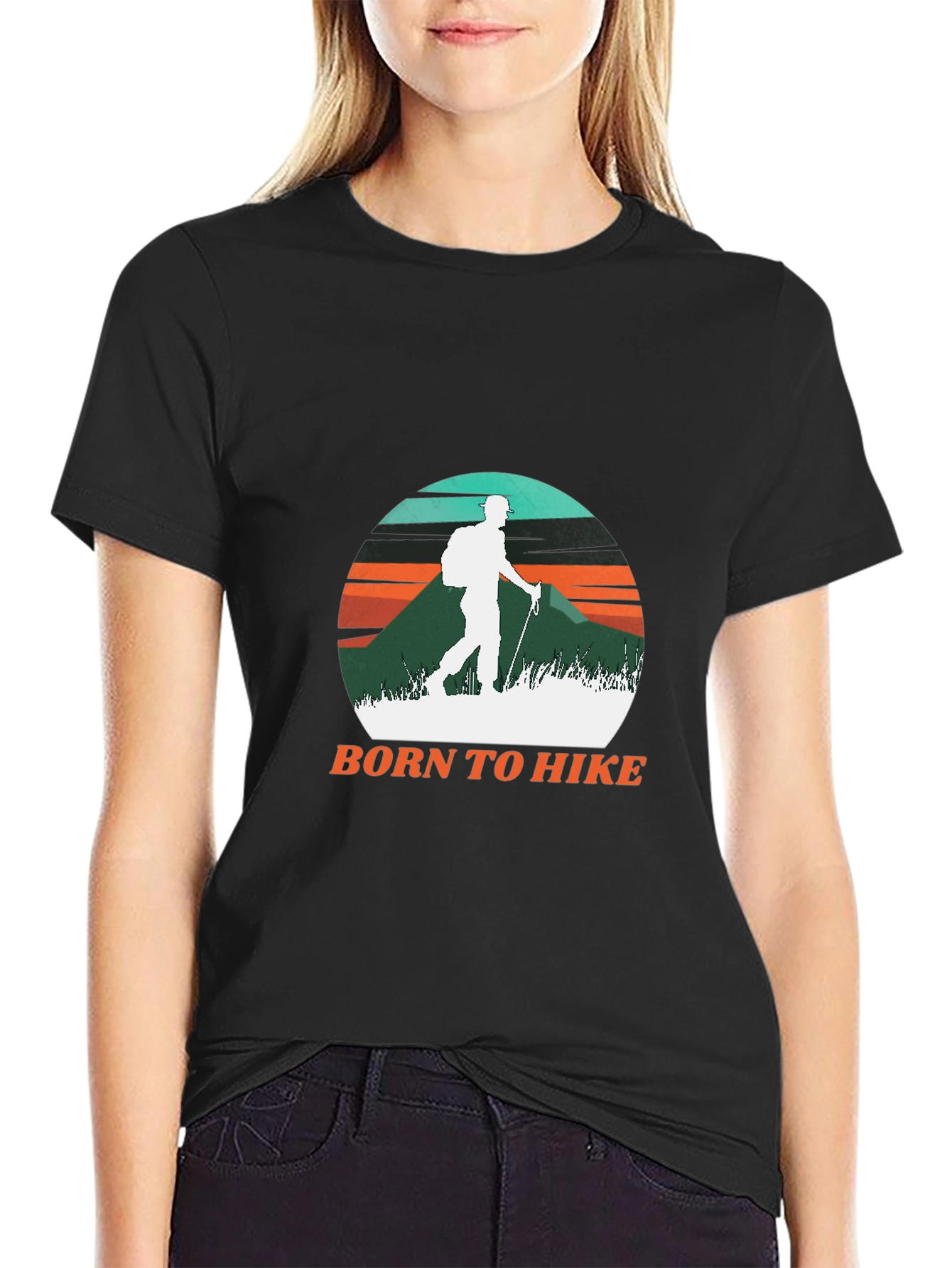 Born to Hike Graphic Tee - Adventure Awaits!
