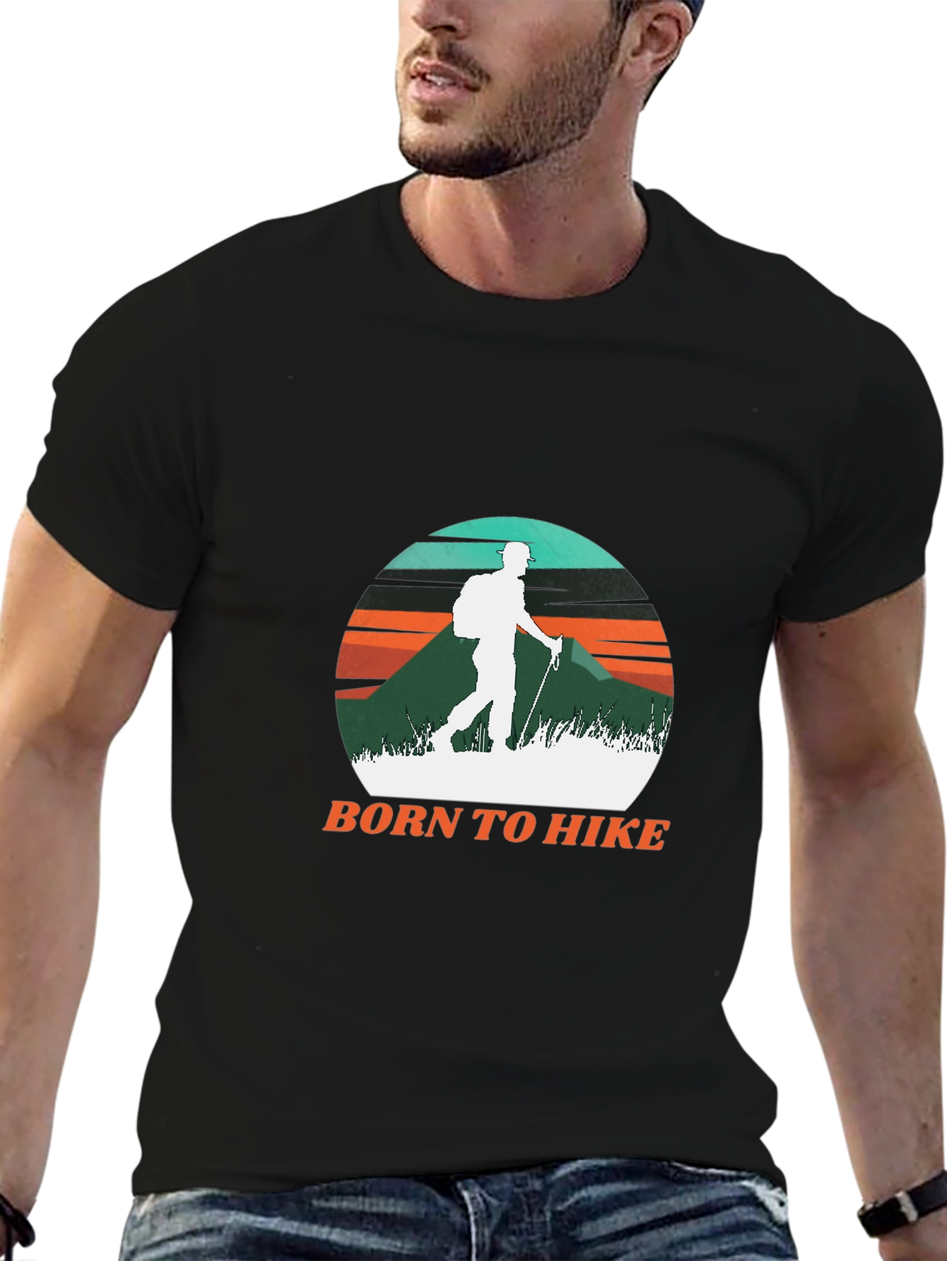 Born to Hike Graphic Tee - Adventure Awaits!