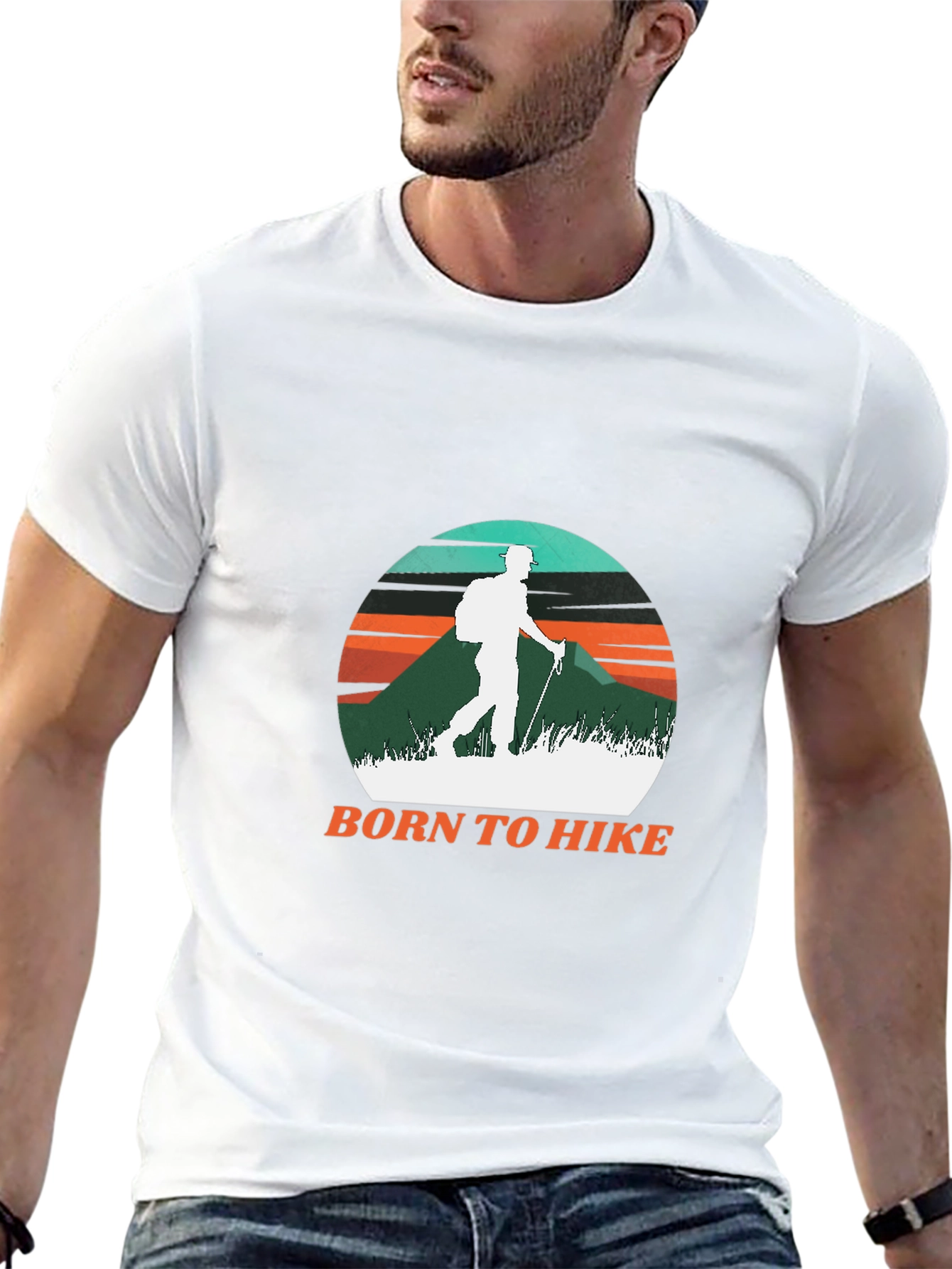 Born to Hike Graphic Tee - Adventure Awaits!