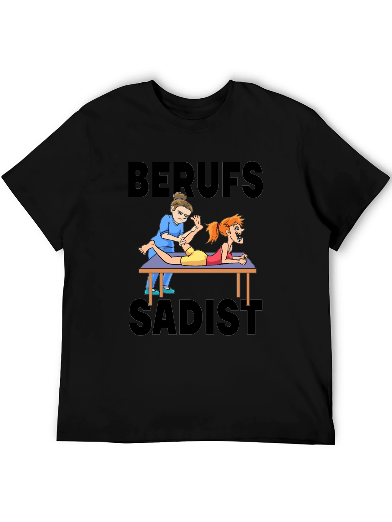 Funny Cartoon Physiotherapist T-Shirt