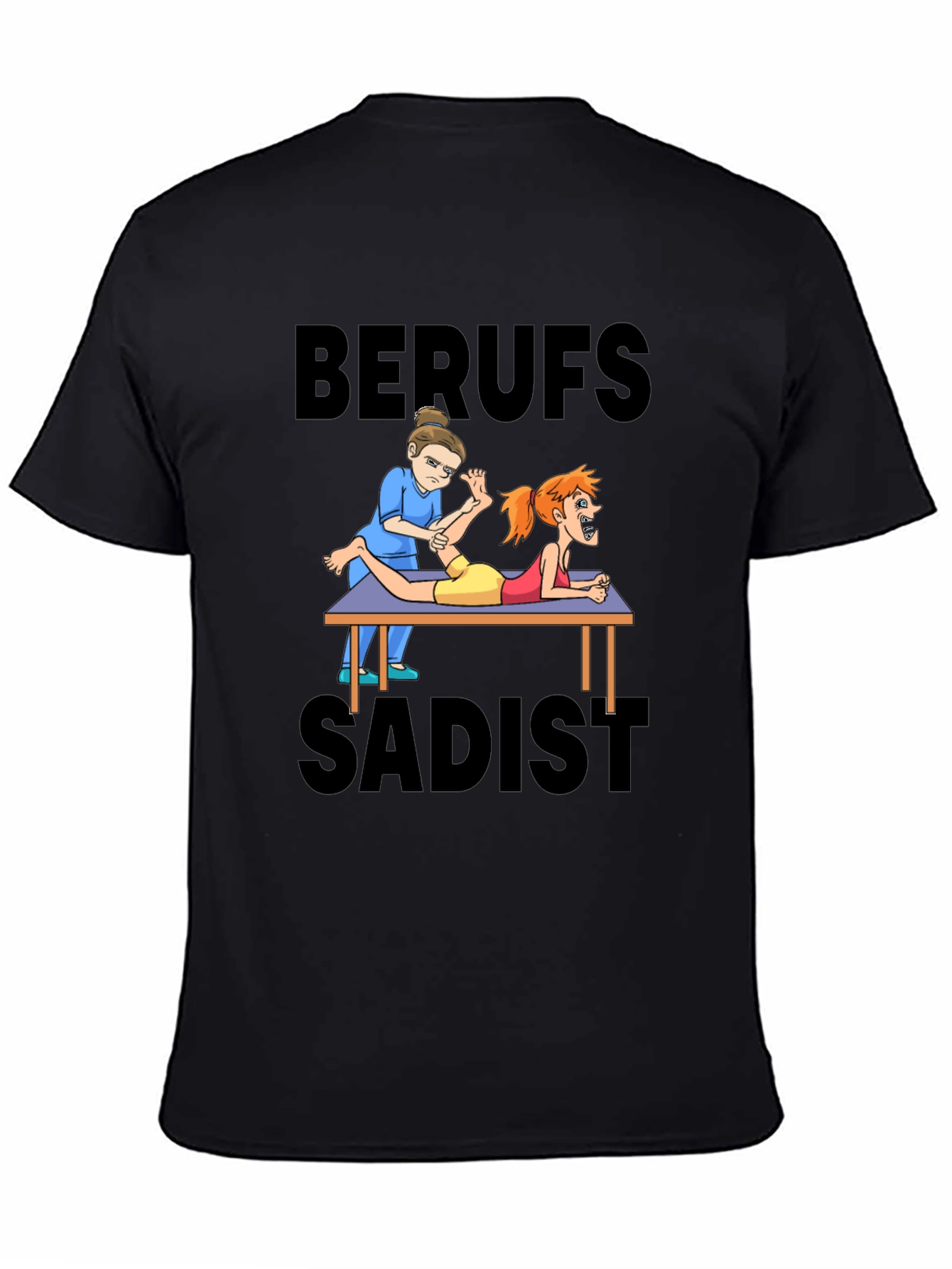 Funny Cartoon Physiotherapist T-Shirt