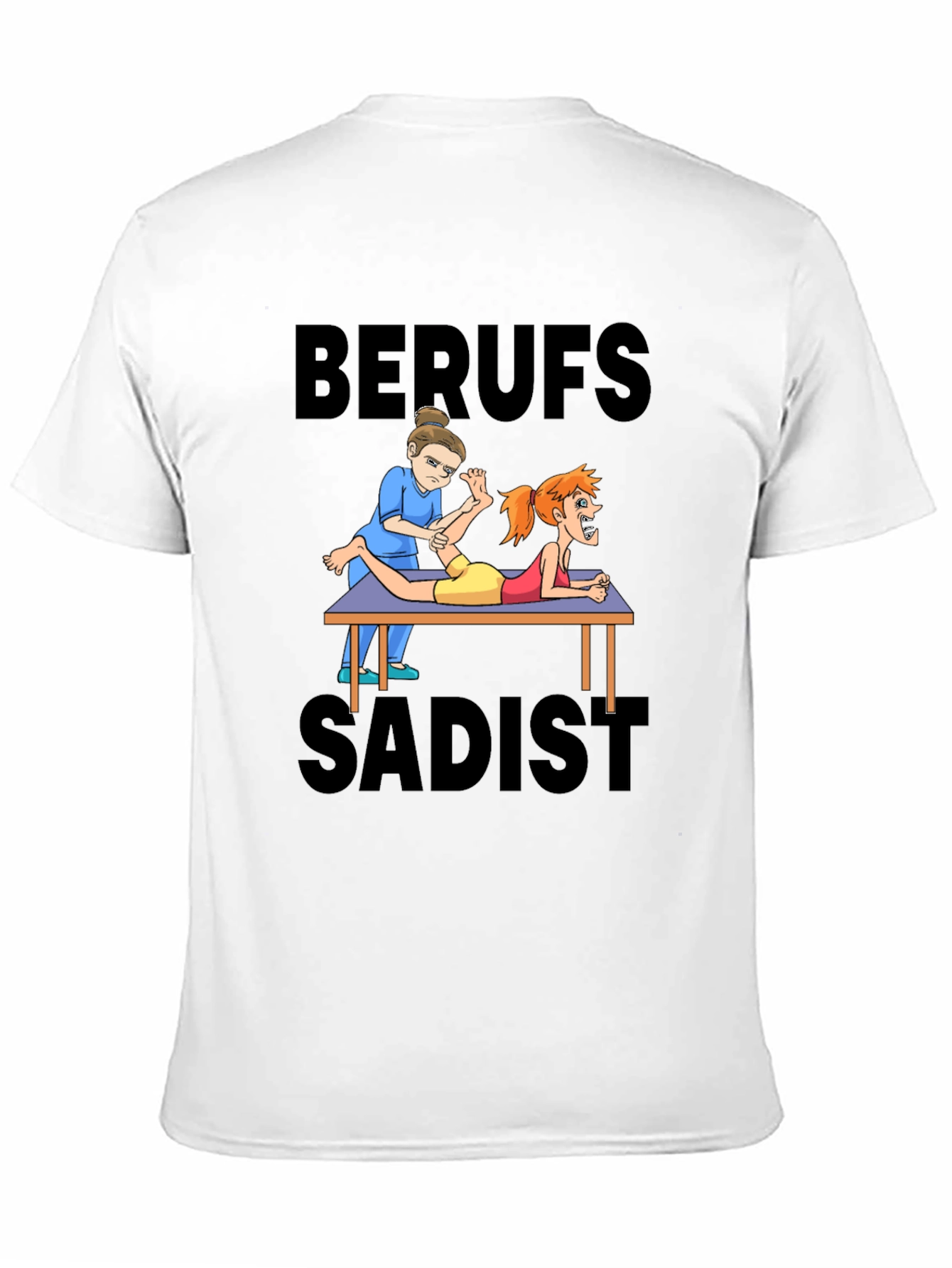 Funny Cartoon Physiotherapist T-Shirt