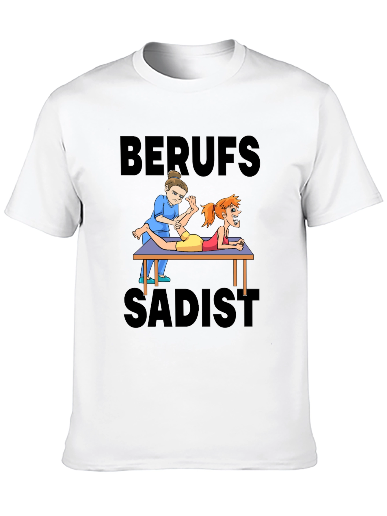 Funny Cartoon Physiotherapist T-Shirt