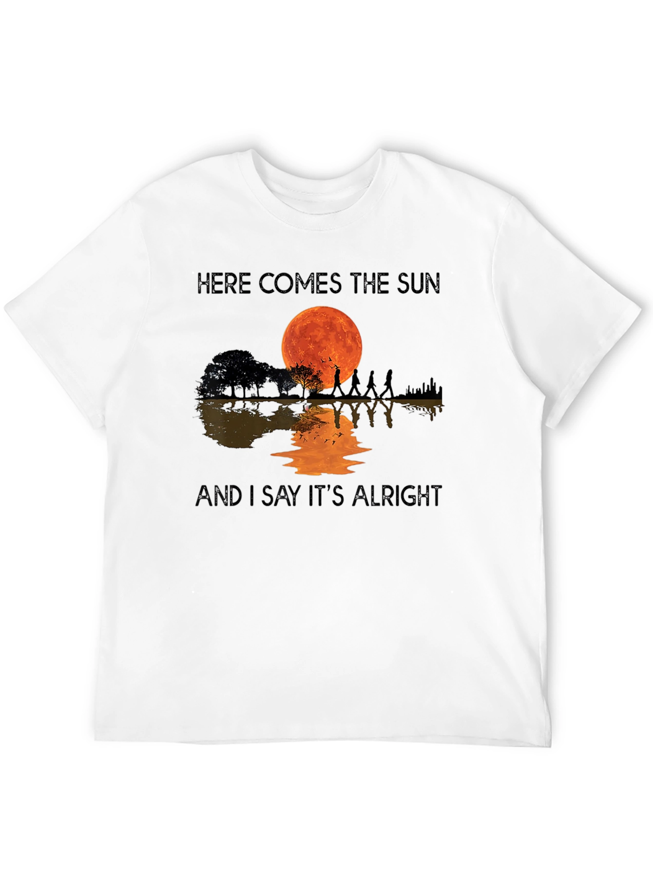 Here Comes The Sun Guitar T-Shirt