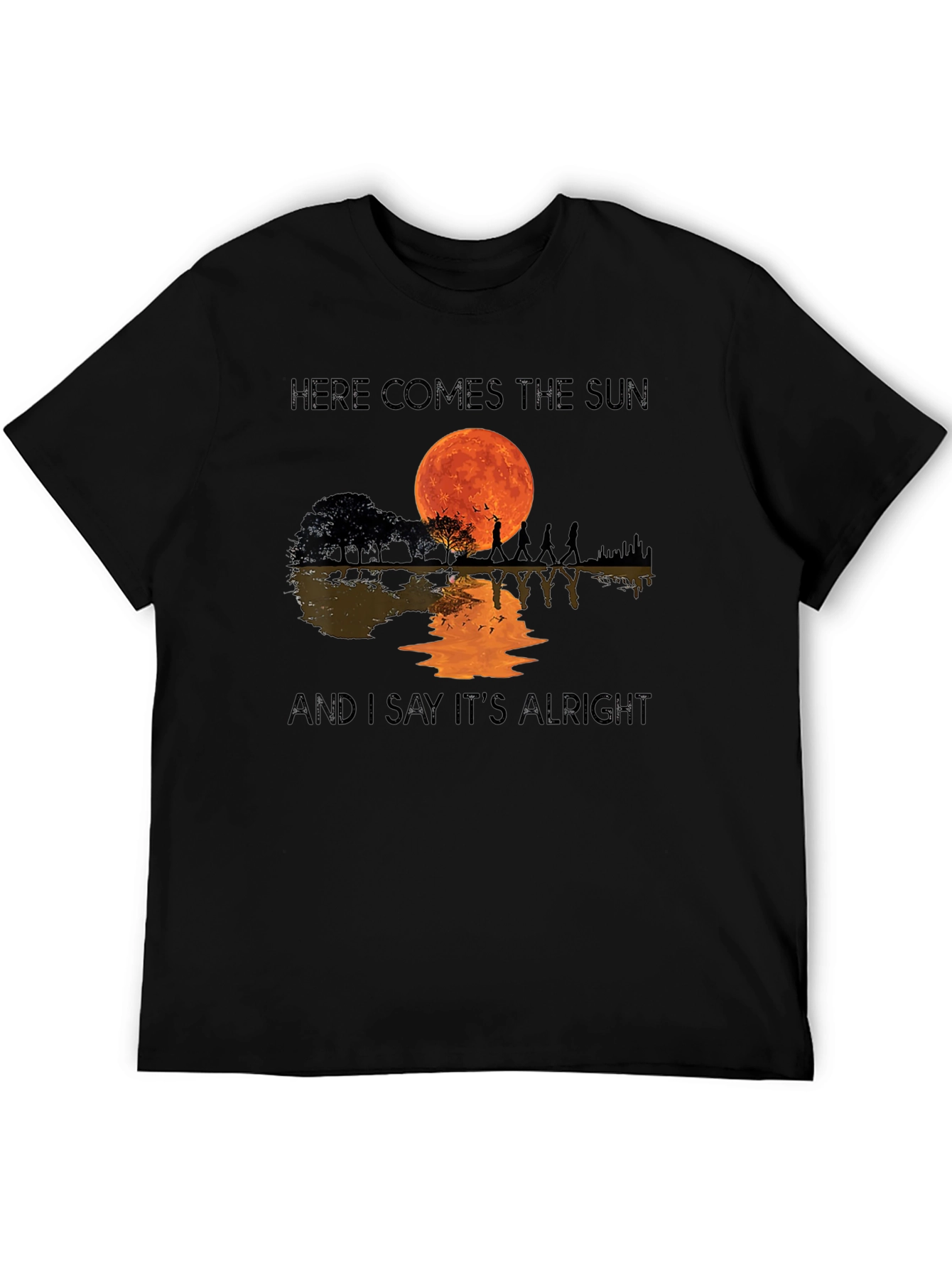 Here Comes The Sun Guitar T-Shirt