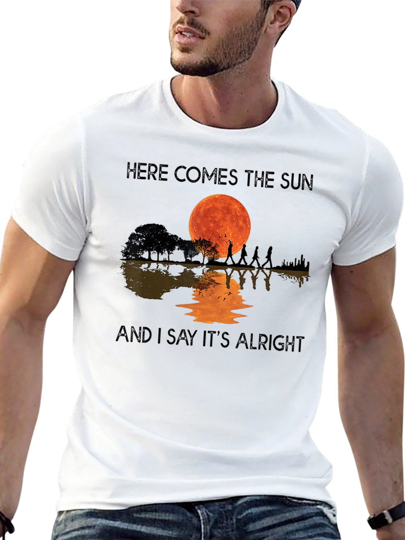 Here Comes The Sun Guitar T-Shirt