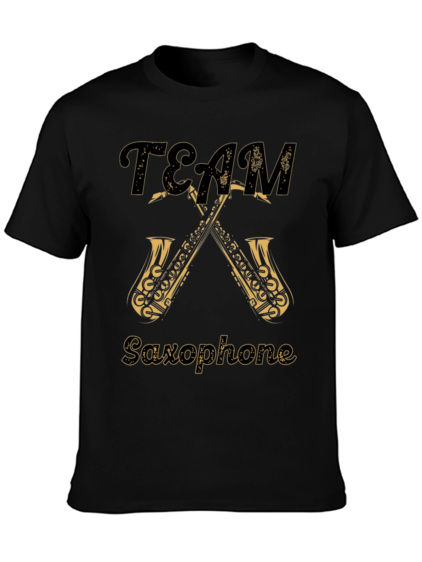 Team Saxophone T-Shirt - Musical Instrument Tee