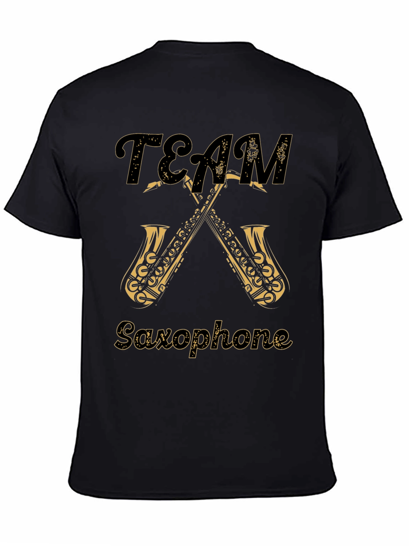 Team Saxophone T-Shirt - Musical Instrument Tee