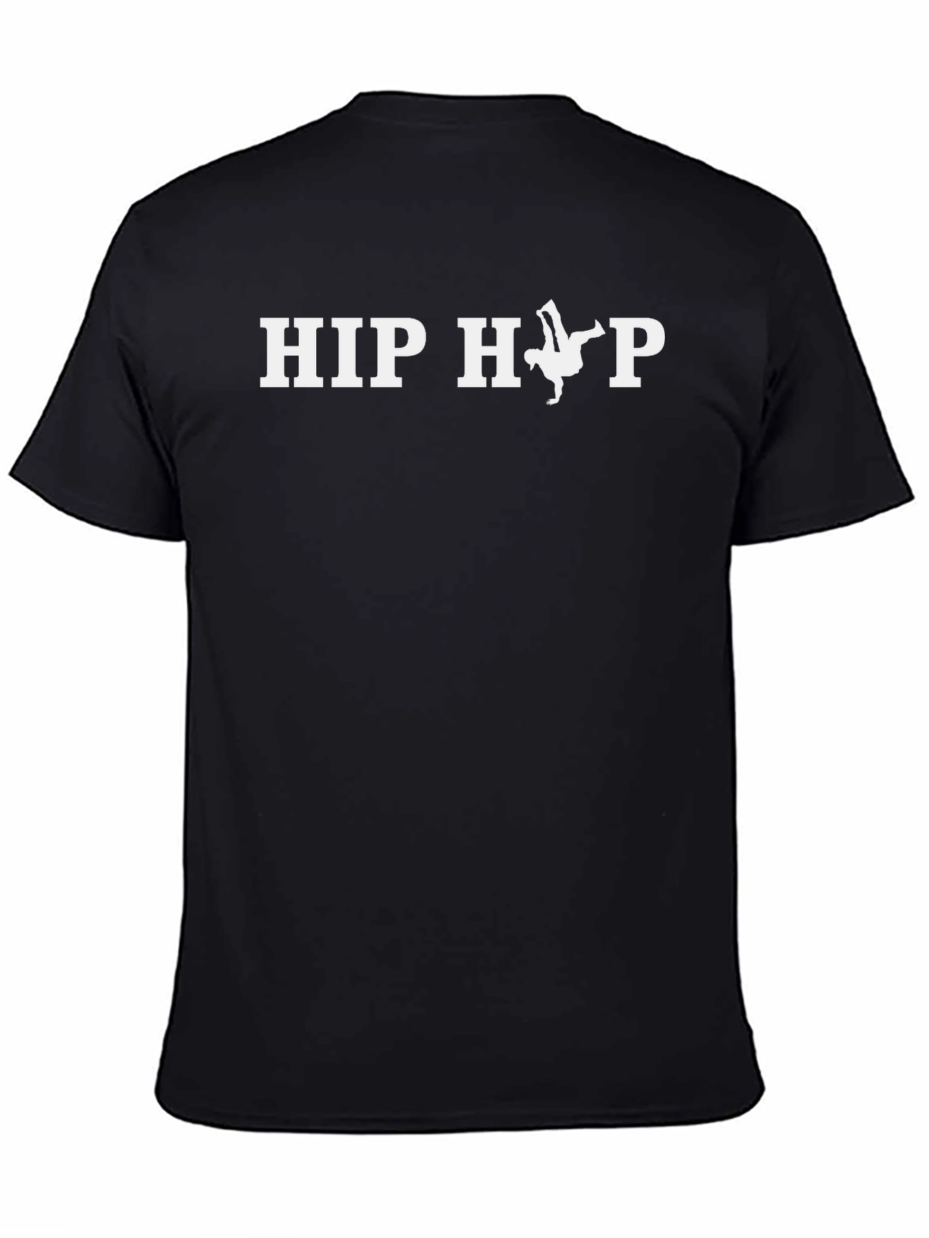 Hip Hop Dancer Graphic T-Shirt - Black Cotton Tee