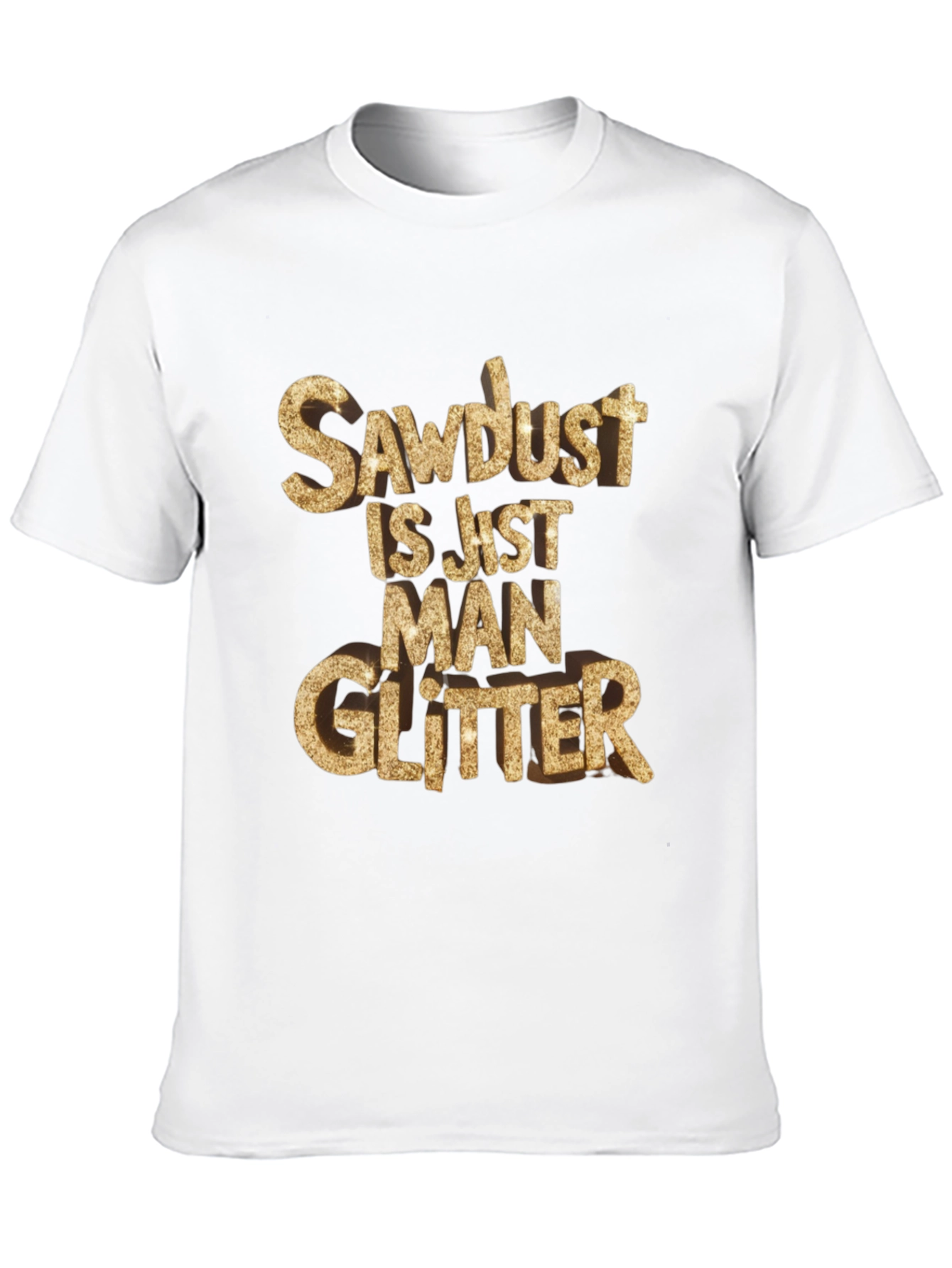 Sawdust Man Glitter Black T-Shirt