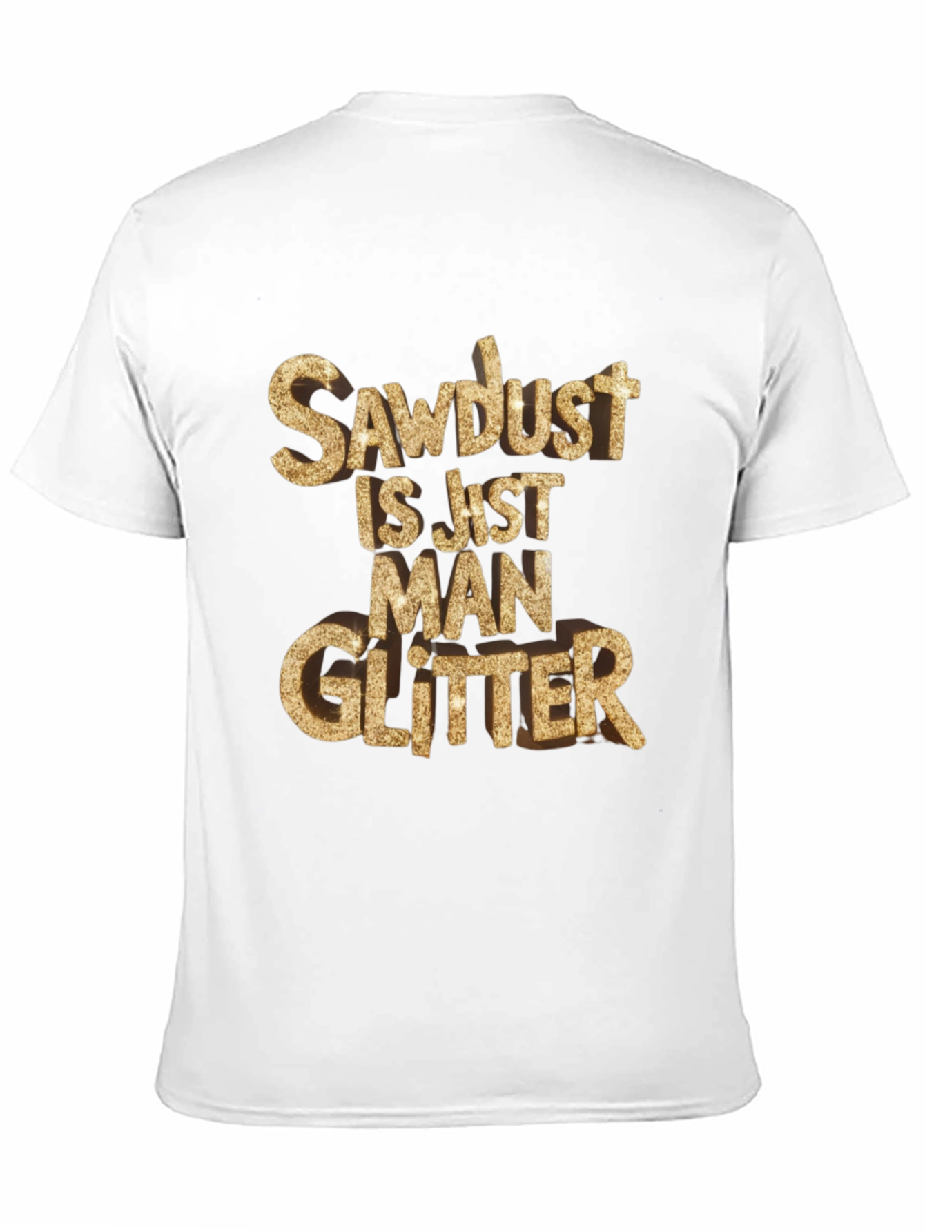 Sawdust Man Glitter Black T-Shirt