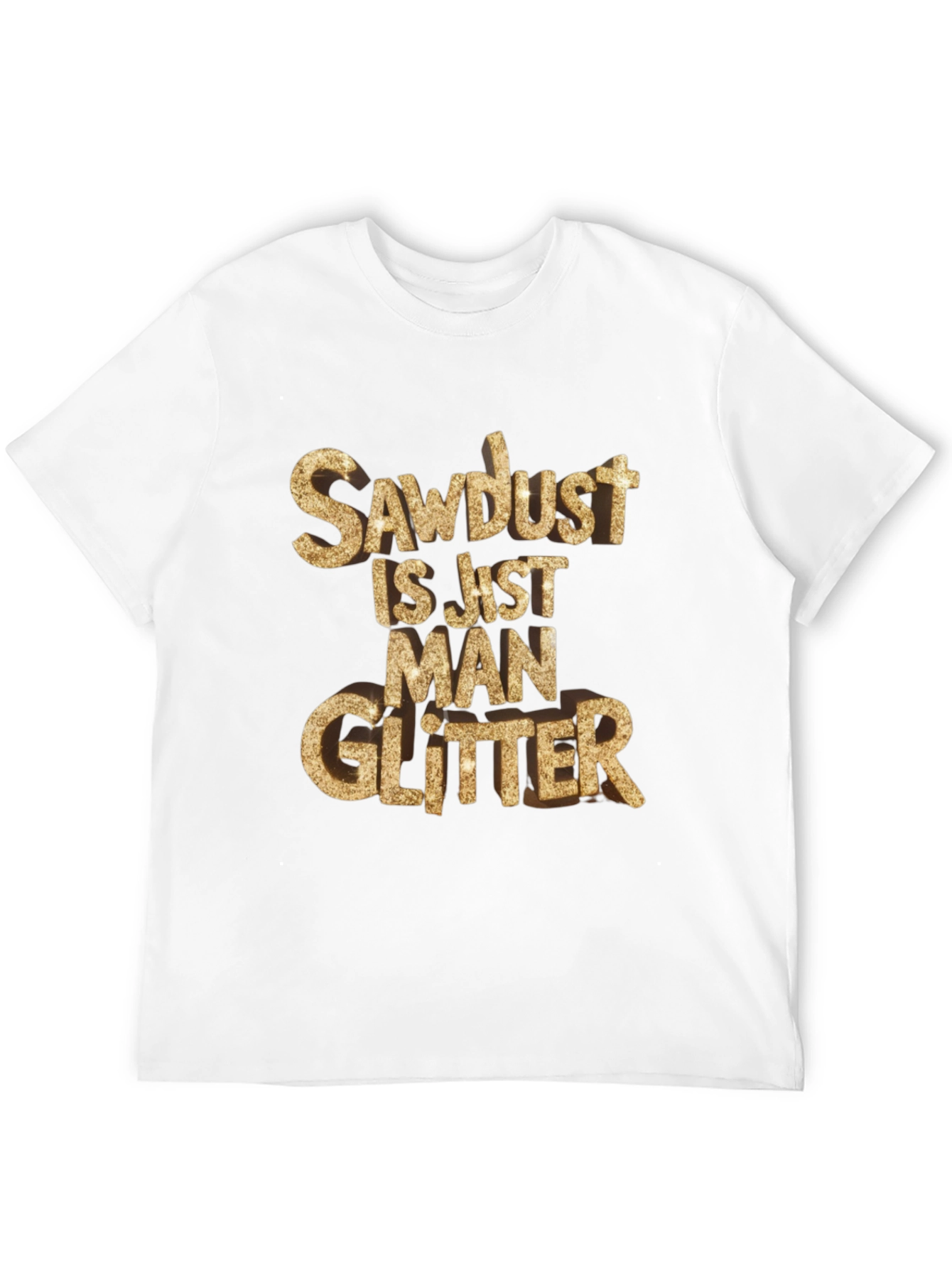 Sawdust Man Glitter Black T-Shirt