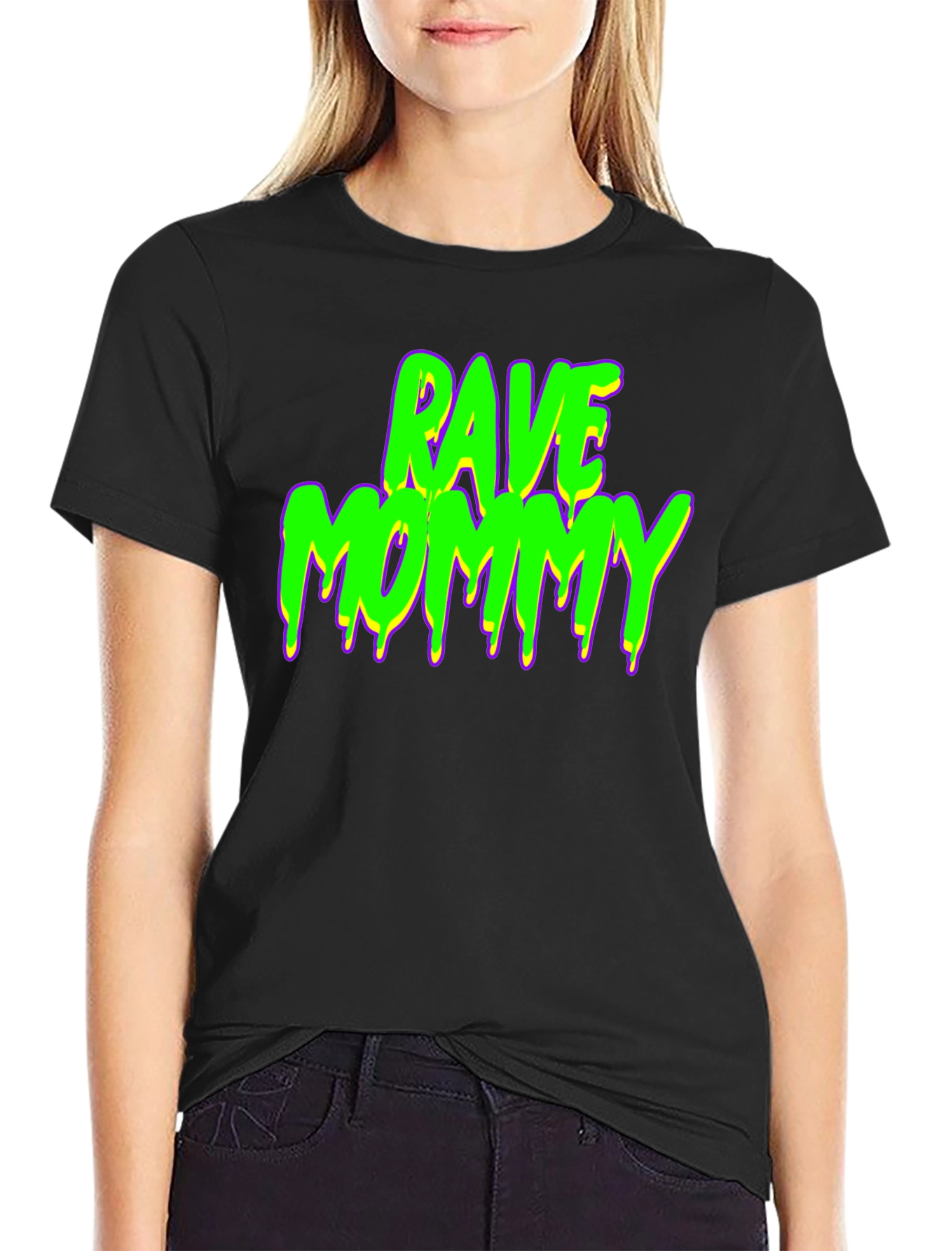Rave Mommy Graphic Tee - Party Vibes!