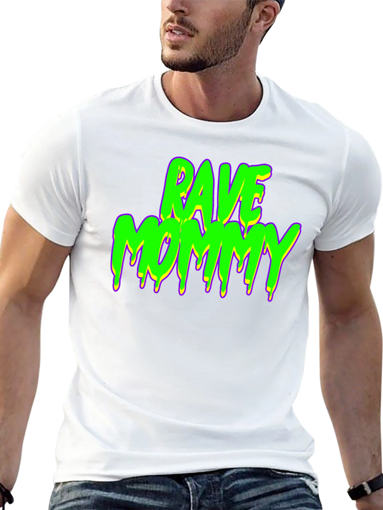 Rave Mommy Graphic Tee - Party Vibes!