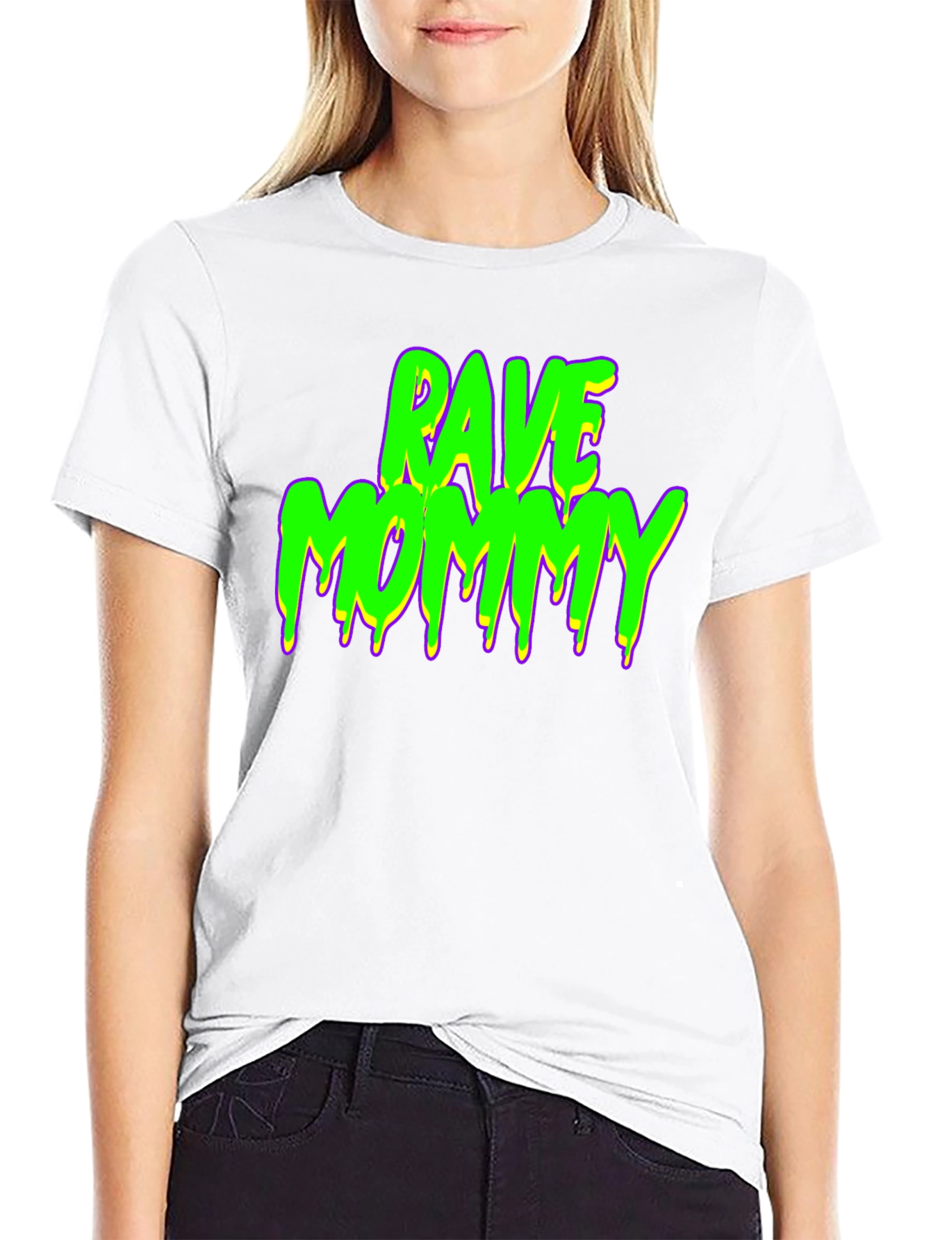 Rave Mommy Graphic Tee - Party Vibes!