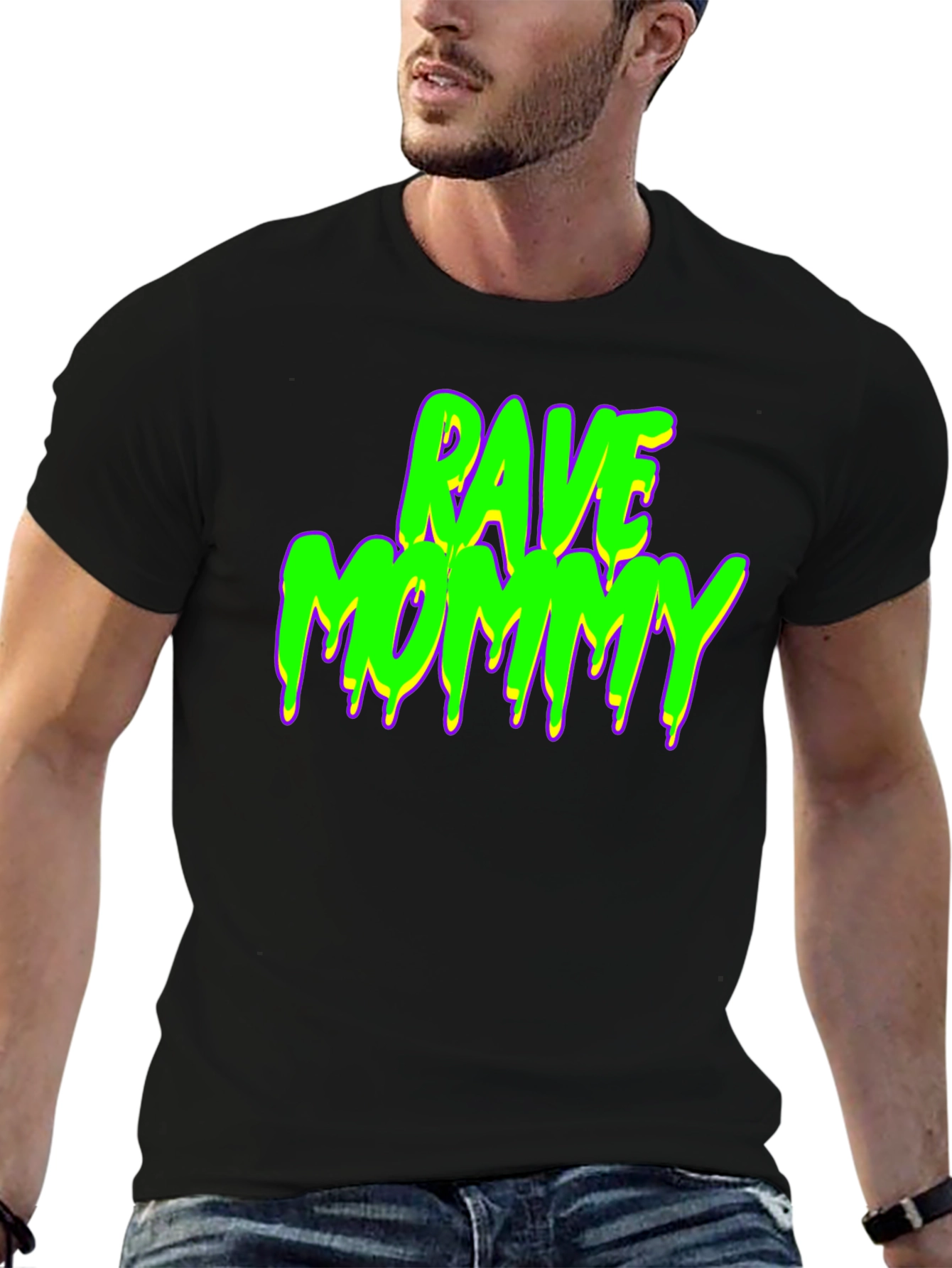 Rave Mommy Graphic Tee - Party Vibes!