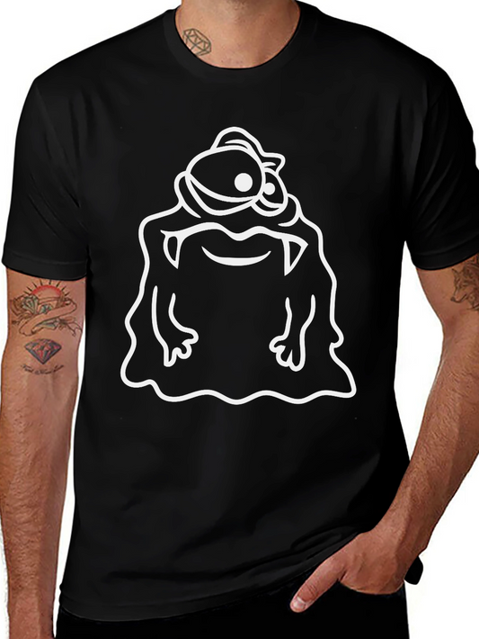 Monster Graphic T-Shirt - Black