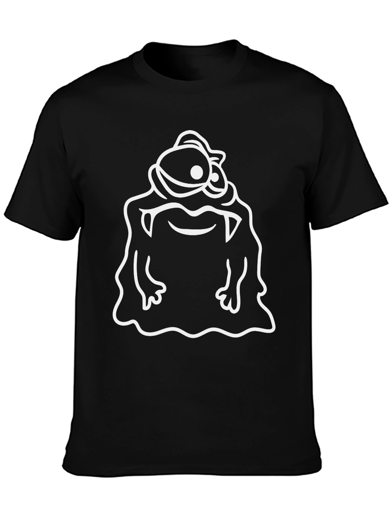 Monster Graphic T-Shirt - Black