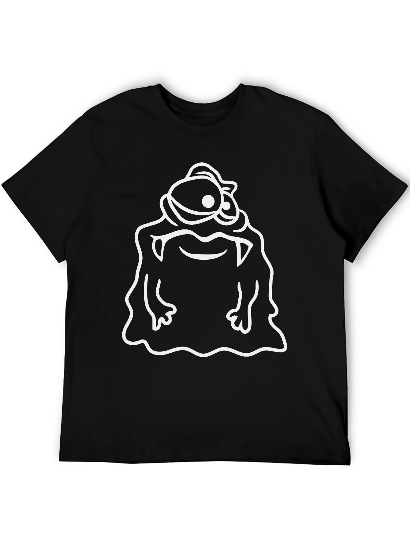 Monster Graphic T-Shirt - Black