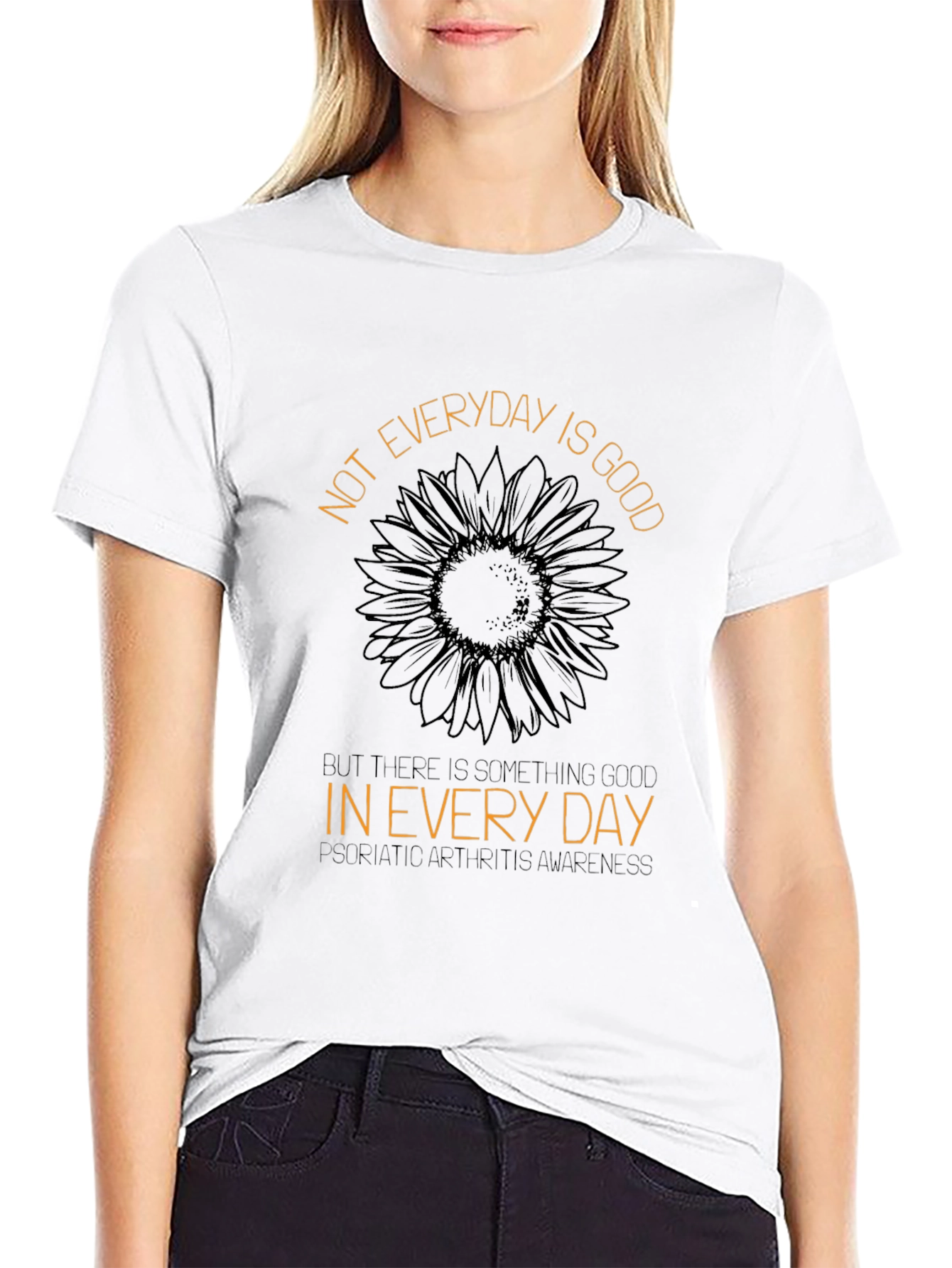 Sunflower Awareness Tee: Not Everyday Is Good